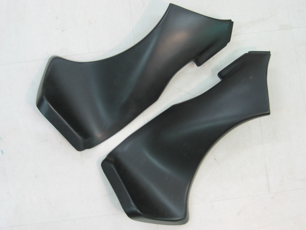 2005-2006 Kawasaki ZX6R 636 Fairings Silver & Red Flame Ninja Racing Generic