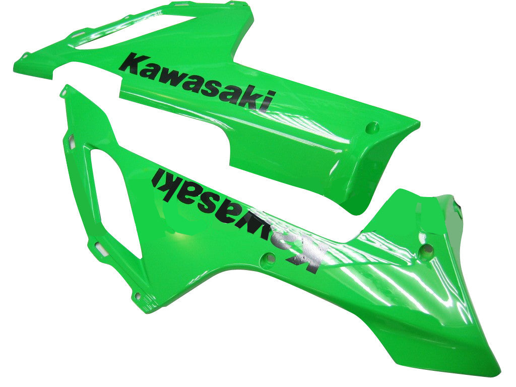 2007-2008 Kawasaki ZX6R ZX636 Fairings Green Black Ninja ZX6R Racing Generic