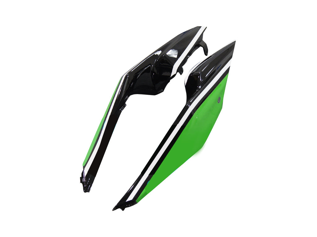 2009-2012 Fairings Kawasaki ZX6R ZX636 Green White Black Ninja Racing Generic