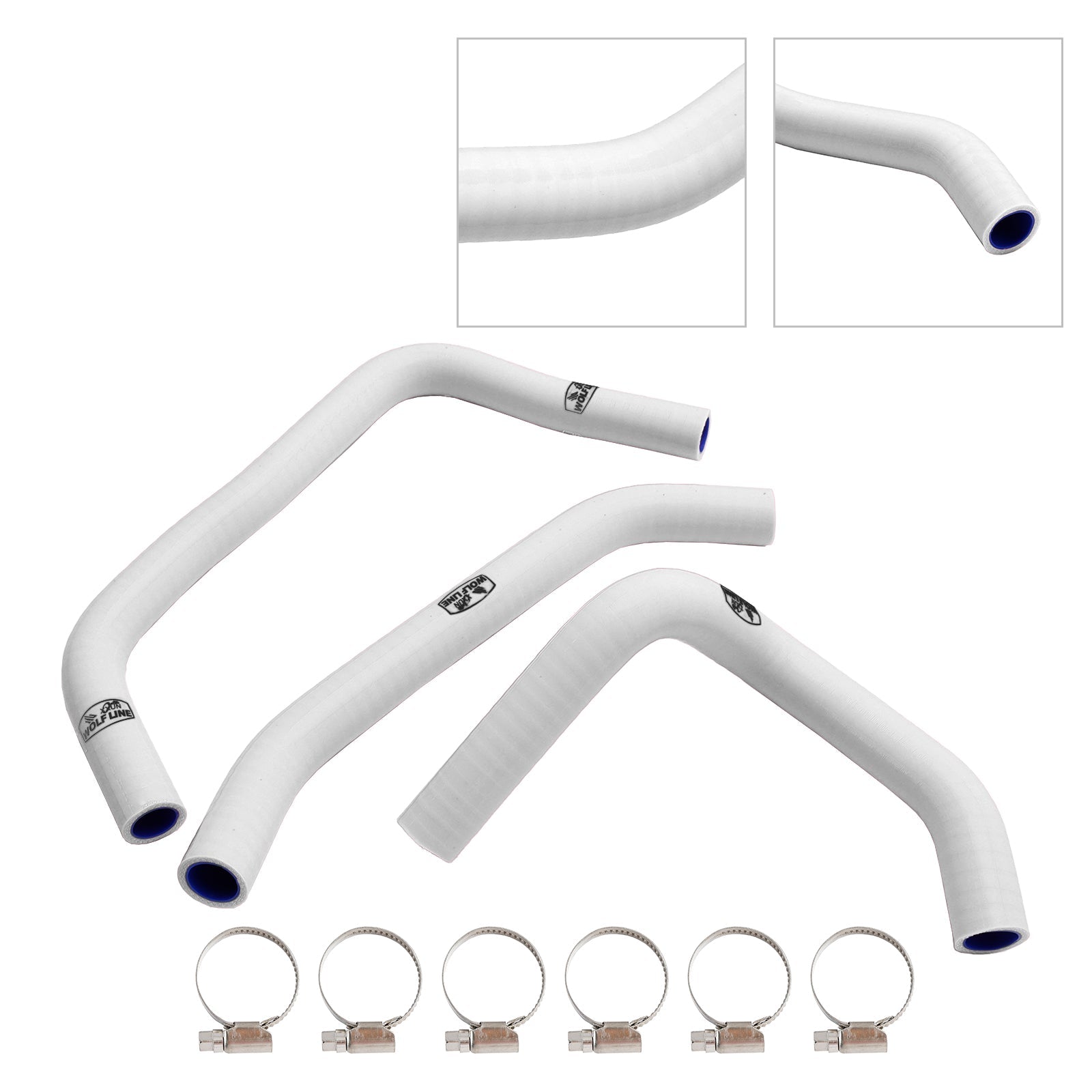 2023-2024 Kawasaki ZX4R ZX-4RR Silicone Radiator coolant Hose kit