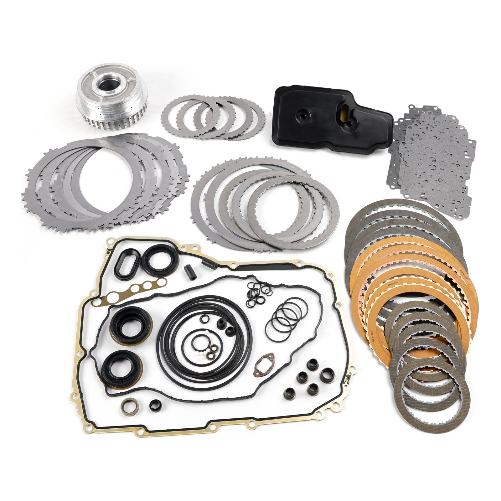 2012-up GM Gen 2 6T40 6T45 Transmission Rebuild Kit Master less Steels