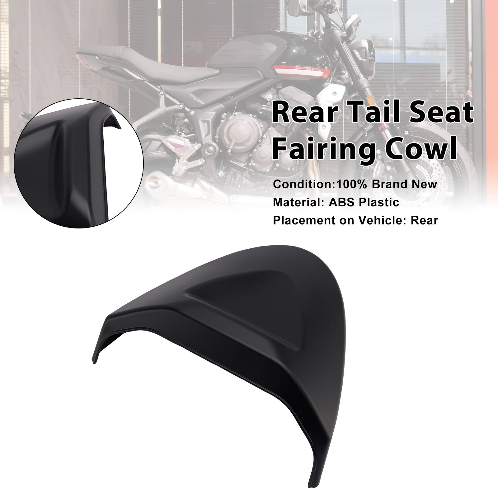 Rear Tail Seat Fairing Cowl Cover For Trident 660 2022-2025