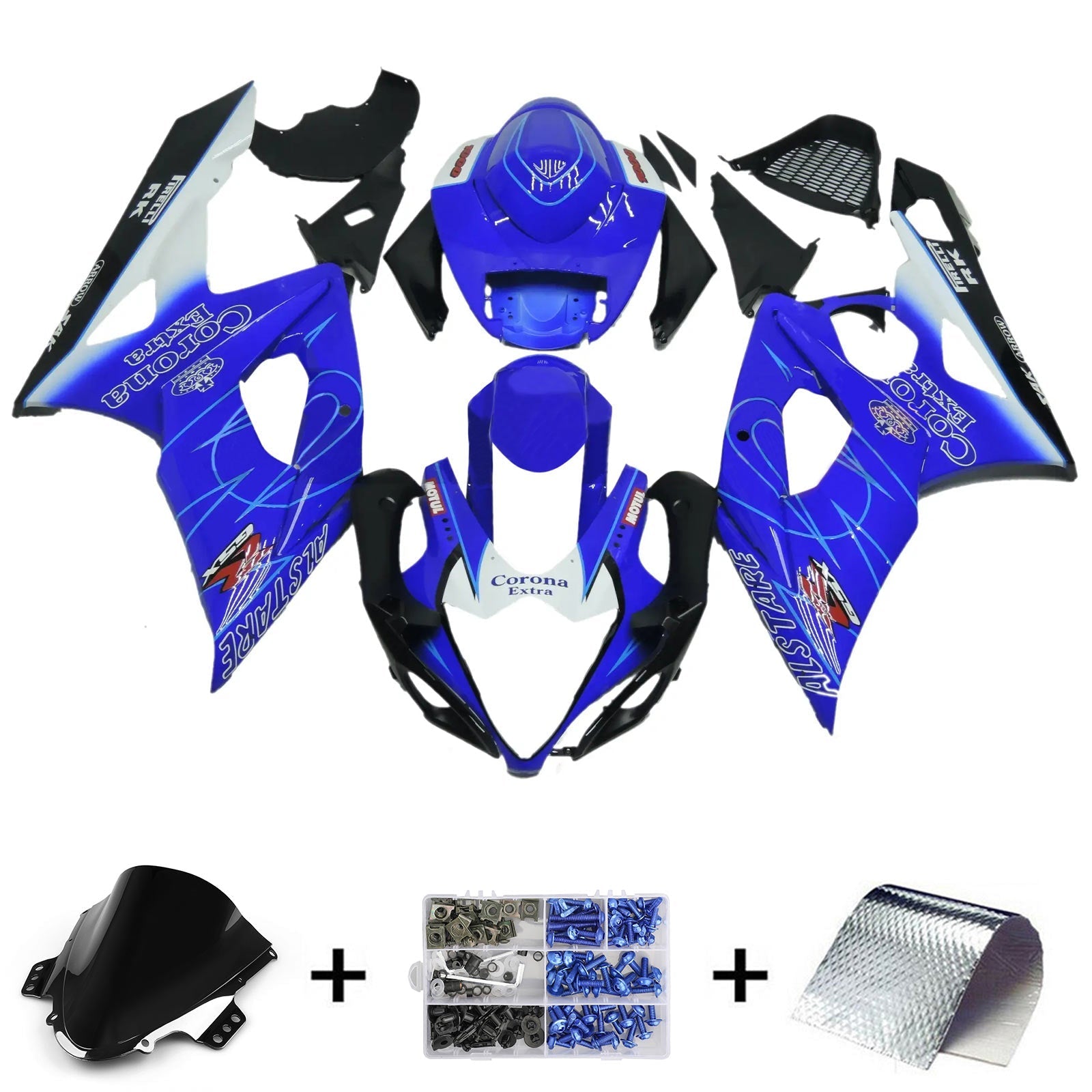 2005-2006 Suzuki GSXR1000 K5 Fairing Kit Bodywork Plastic ABS