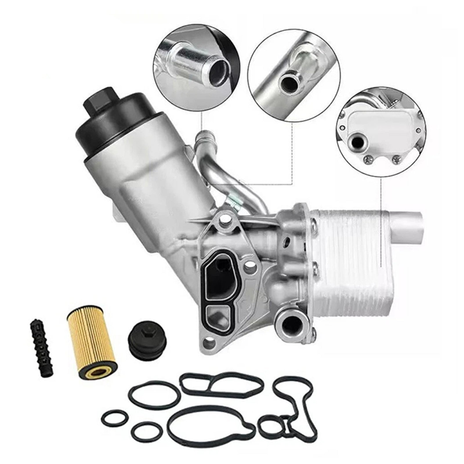 2015-2019 Chevrolet Sonic 1.4L L4 - Gas Oil Filter Housing Oil Cooler 55566784 55593189 55594651
