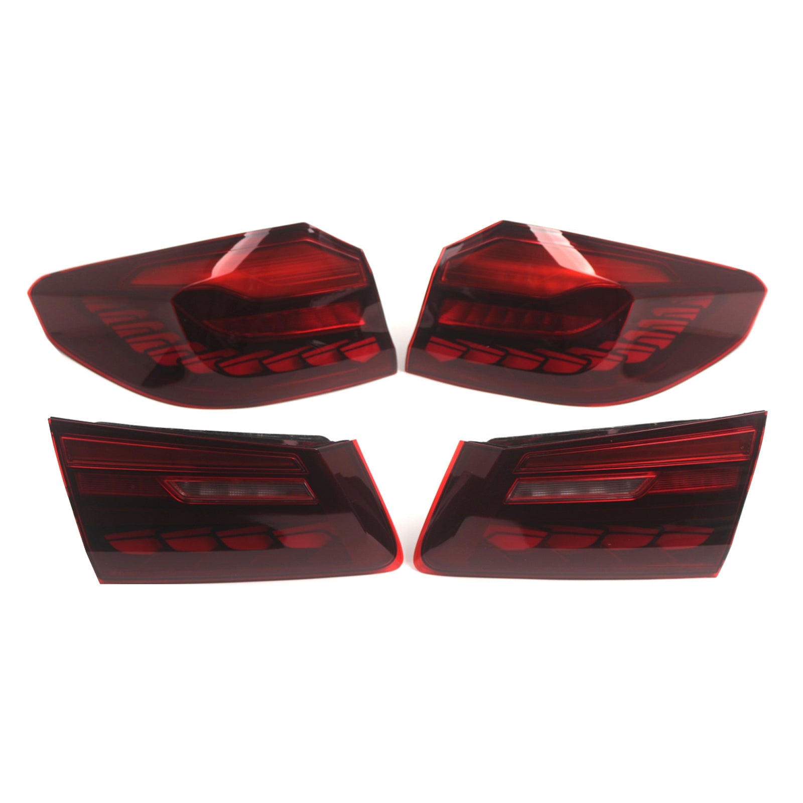 2018-2020 BMW 5 Series G30 G38 L&R Red LED Tail Lights Rear Lamp Assembly