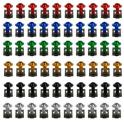 Motorcycle Aluminum Fairing Screen M6x20mm Screw Bolts Clips kit QTY 10