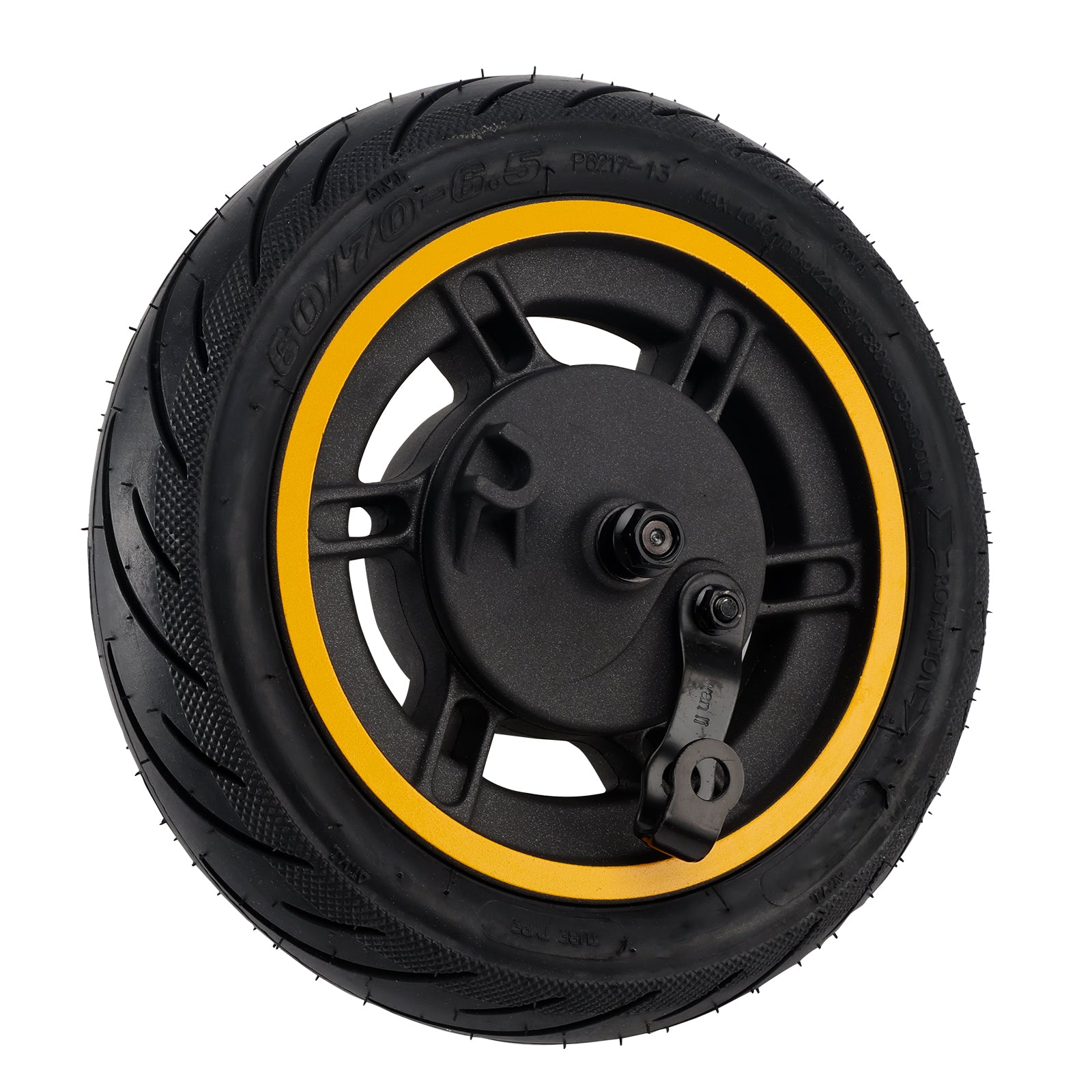 10" Solid Tire Front Wheel 60/70-6.5 Scooter Replacement for Ninebot Max G30