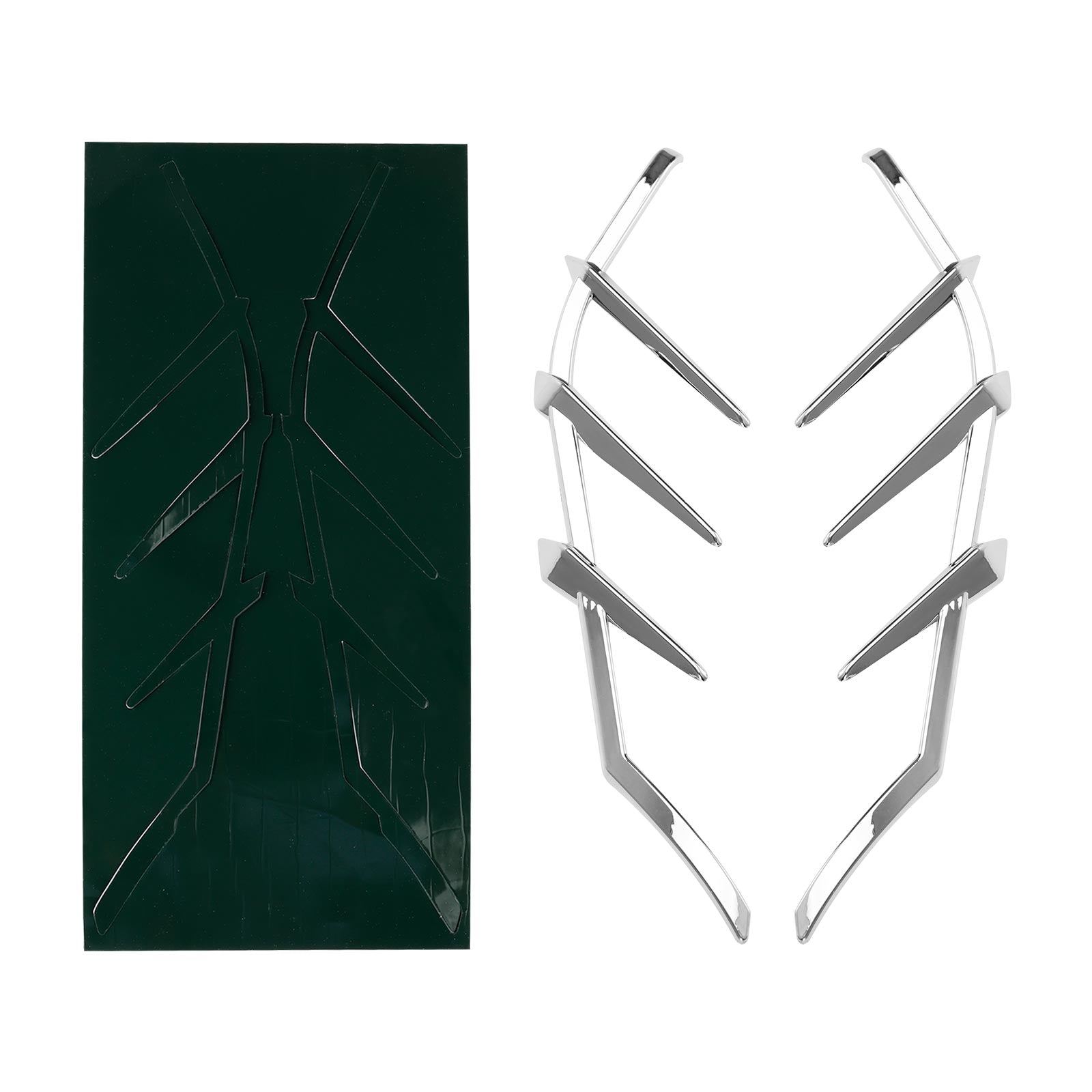 Chrome Mid-Frame Air Deflectors Trims For Road Street Electra Glide 2009-2023
