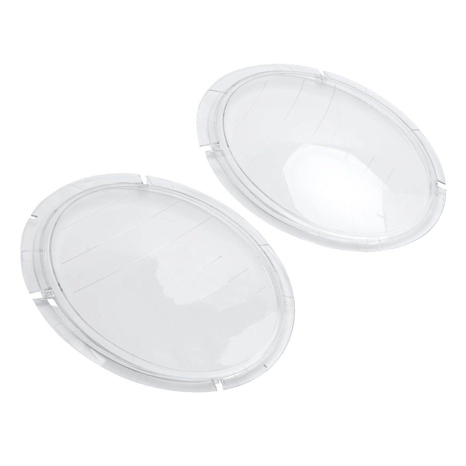 Mini Cooper R50 R53 Headlight Lens Plastic Cover Shell Left +Right 63126911701 02