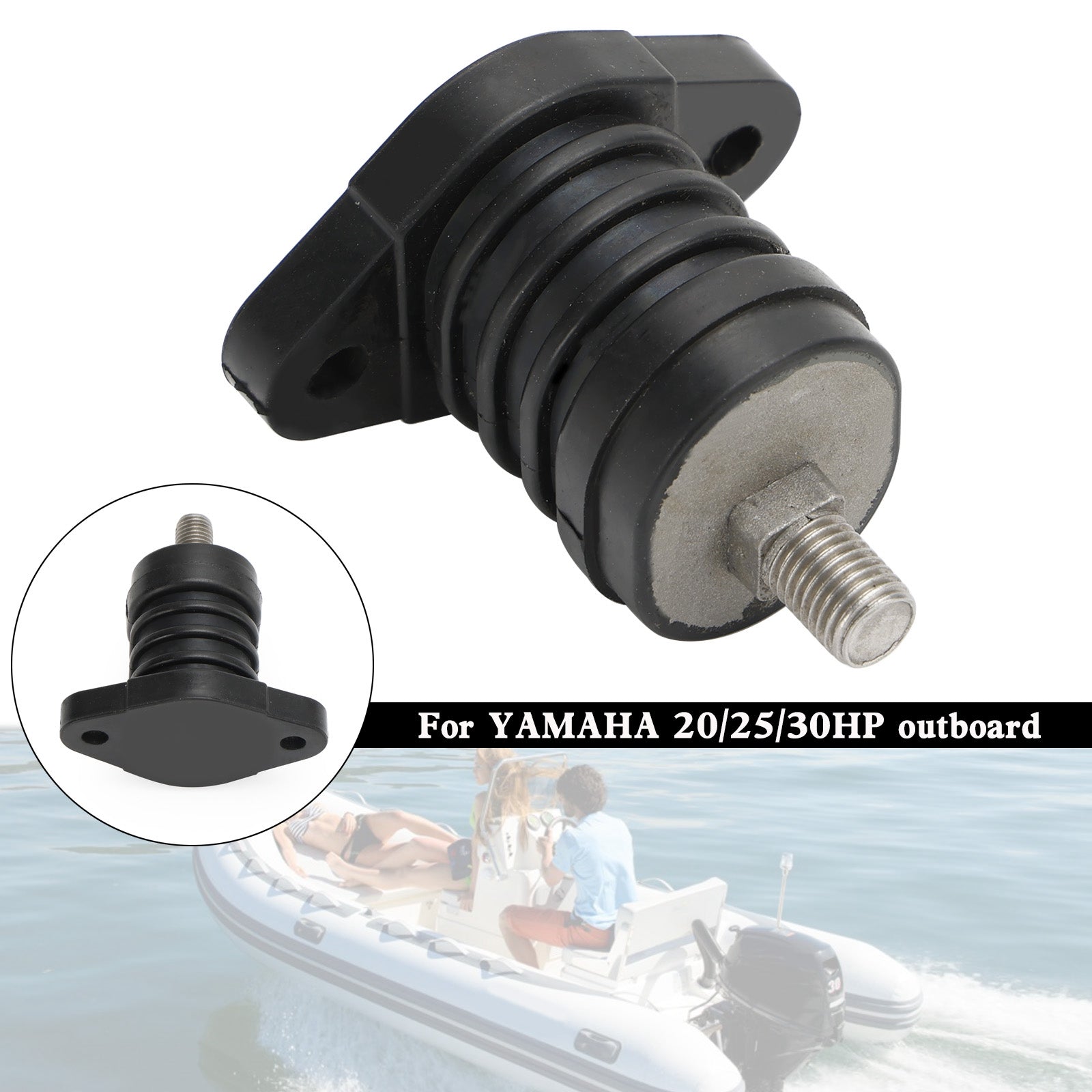 689-44516-00 Upper front mount damper for YAMAHA 20/25/30HP outboard