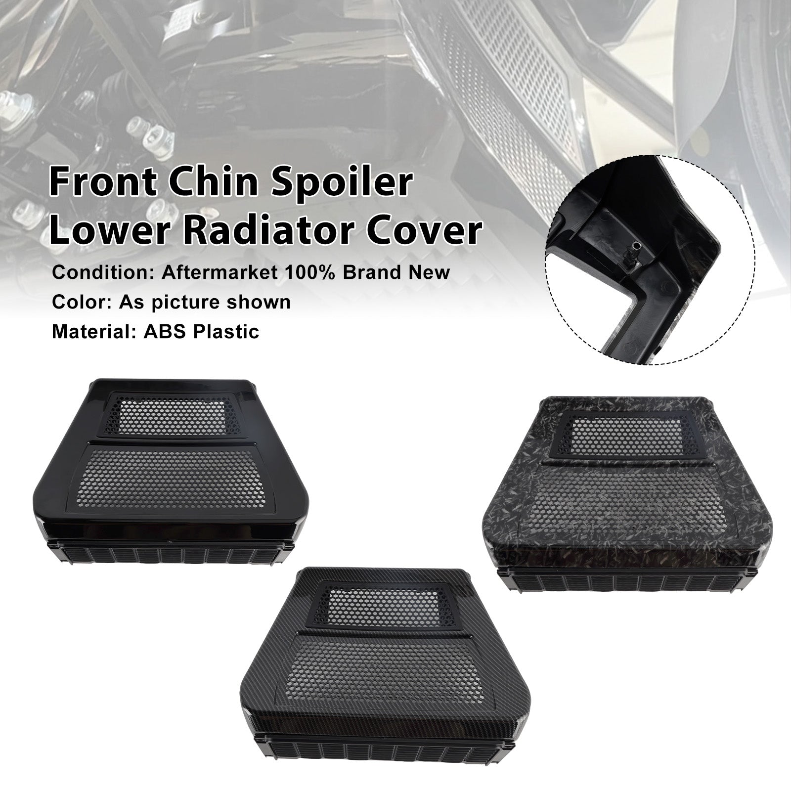 2024-2025 Harley CVO Road Glide ST FLTRXSTSE Lower Chin Spoilers Radiator Guard Cover