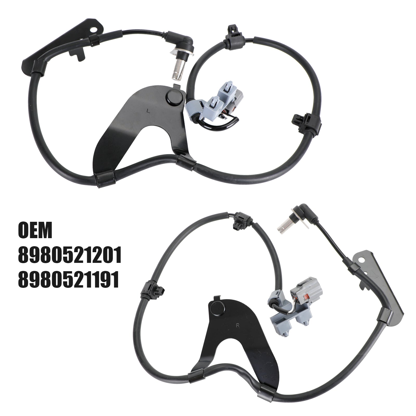 2脳ABS Wheel Speed Sensor Front L & R For Isuzu D-Max 2.5 Twin Turbo 2012-2019 Generic