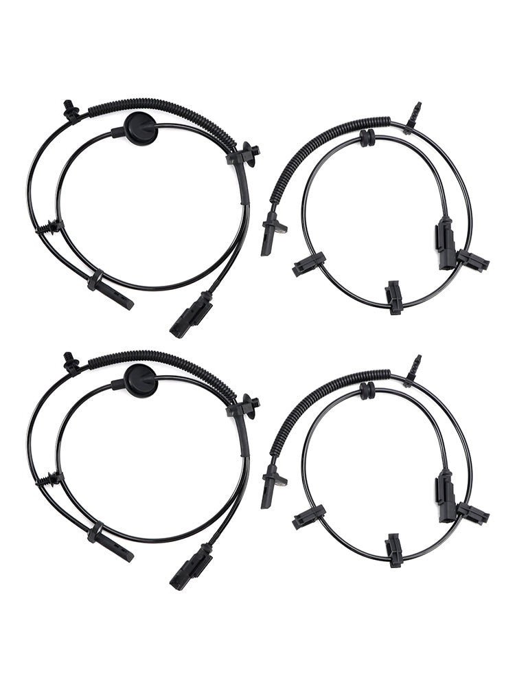 4PCS Front&Rear Side ABS Wheel Speed Sensor For Chevy Traverse 3.6L 2009-2017