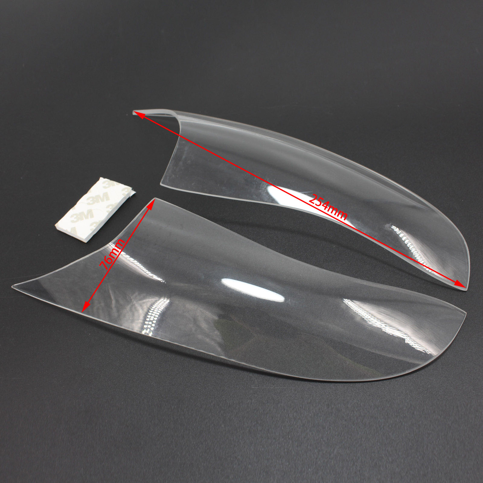 2016-2018 Kawasaki Zx-10R Zx 10R Front Headlight Lens Protection Cover Smoke Generic