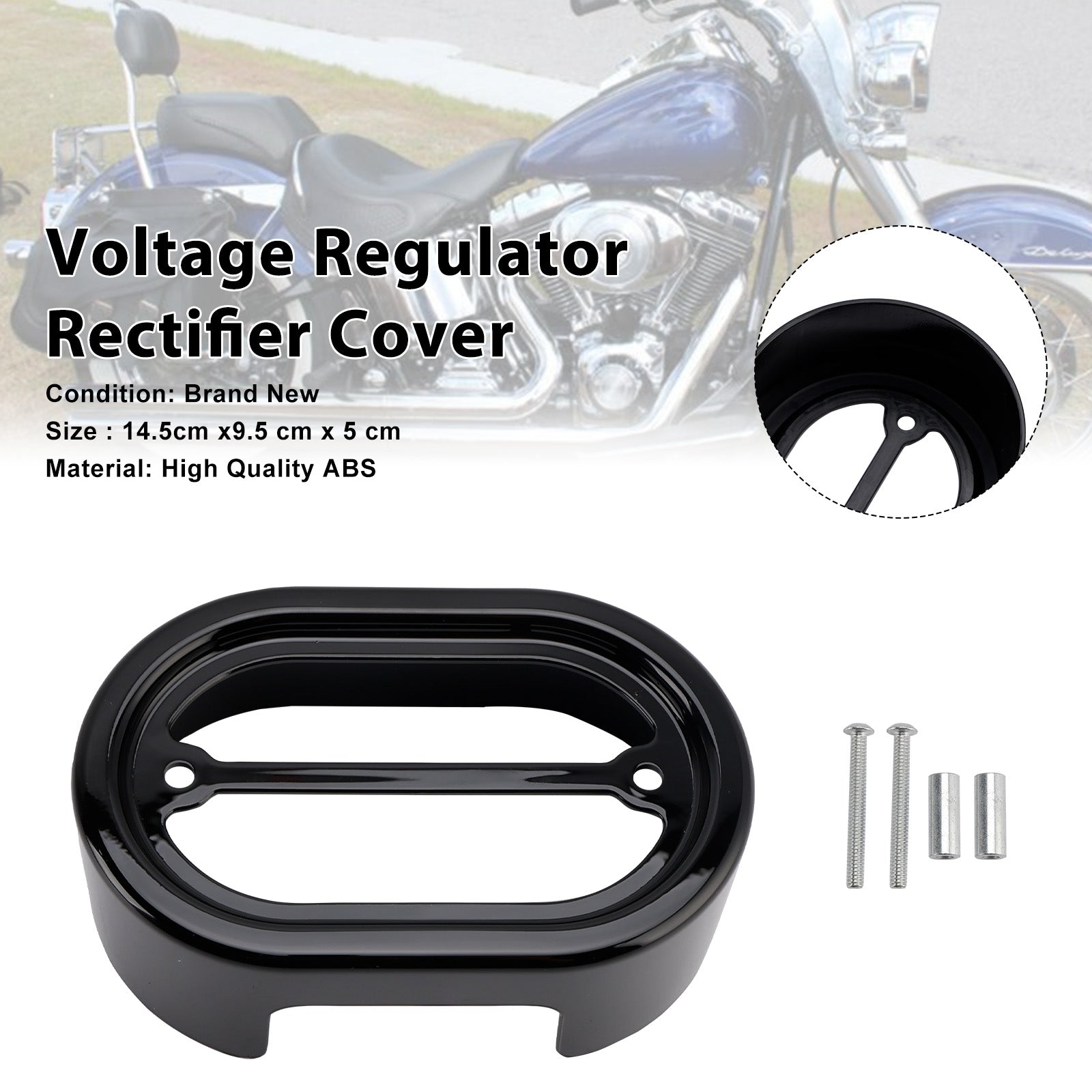 Voltage Regulator Rectifier Cover For Softail Breakout 2001-2017