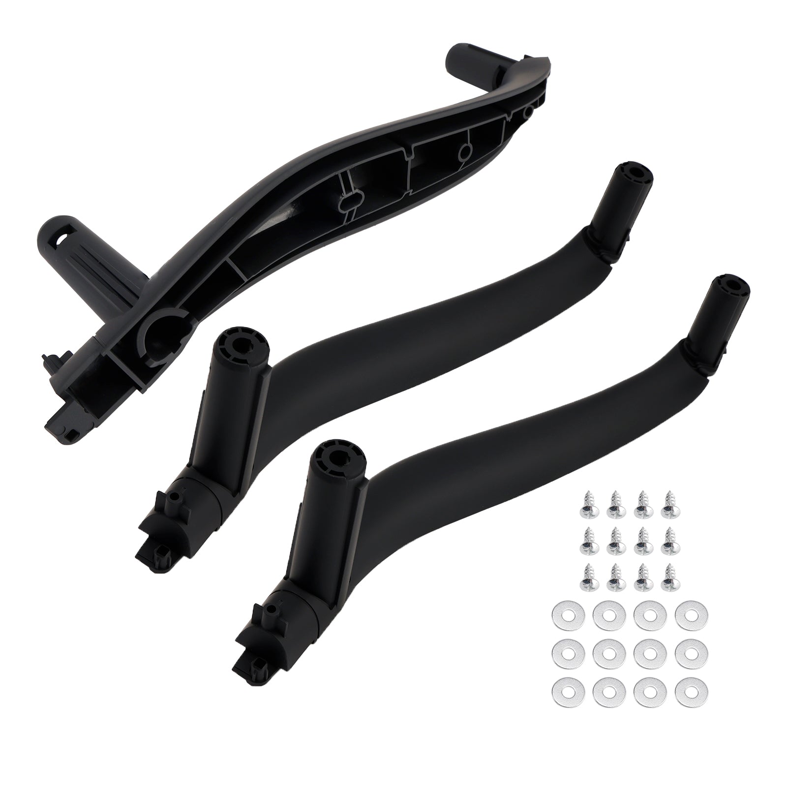 LHD 3PC Interior Door Handle Pull Cover For BMW X5 F15 X6 F16 2014-2018