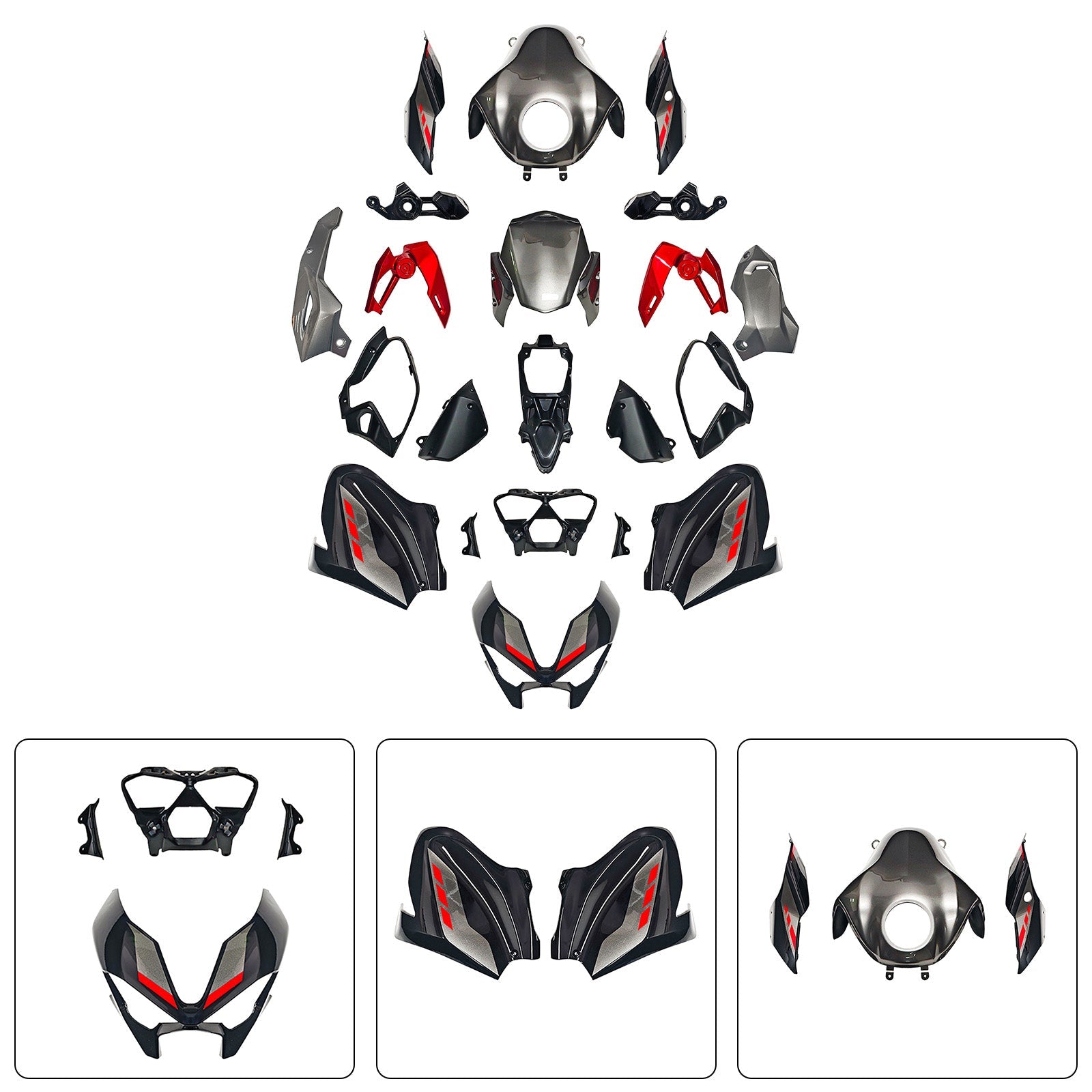 Injection Bodywork Fairing Kit for Kawasaki Z900 2025-2026