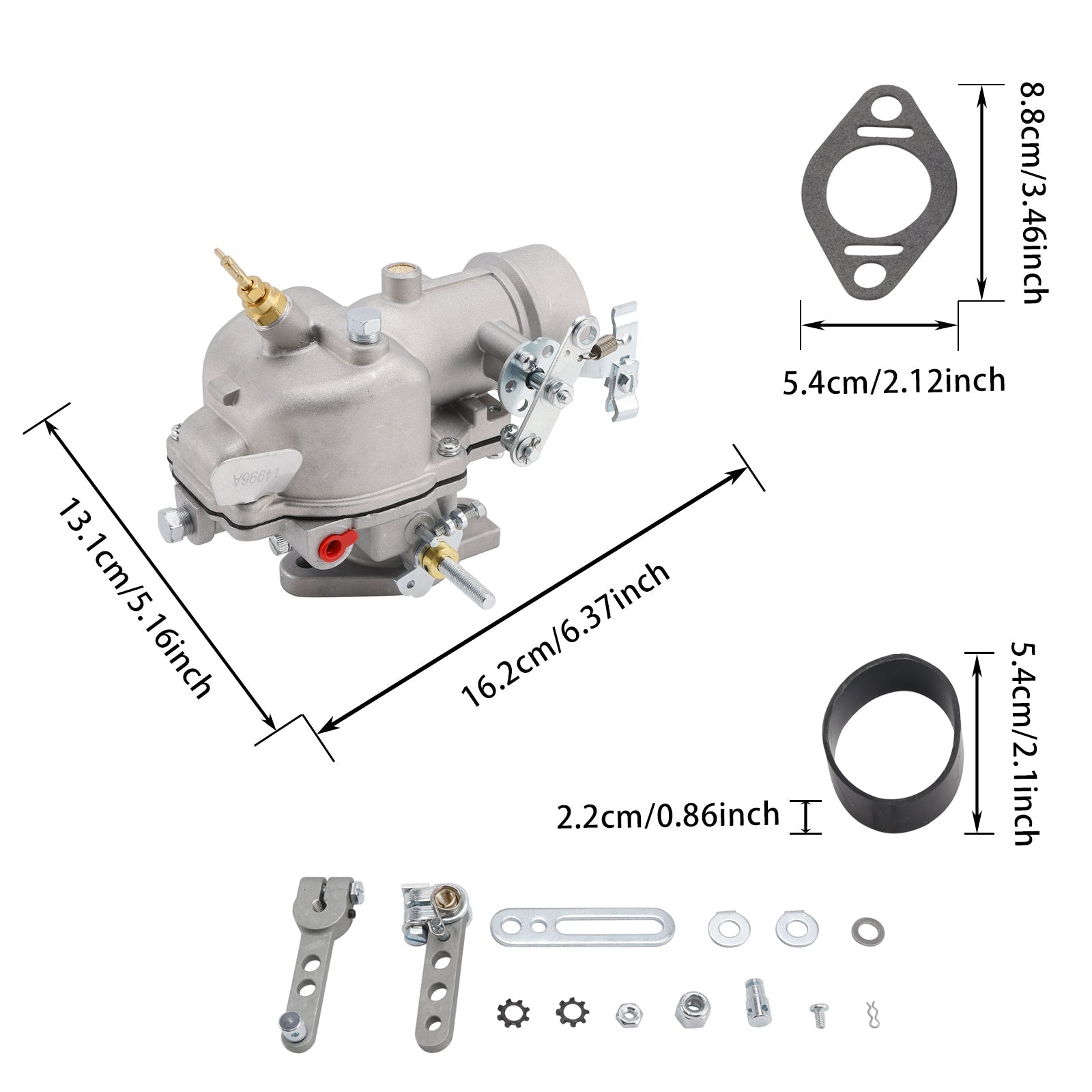 For International 454 464 504 544 574 656 Carburetor 381945R93 396737R93