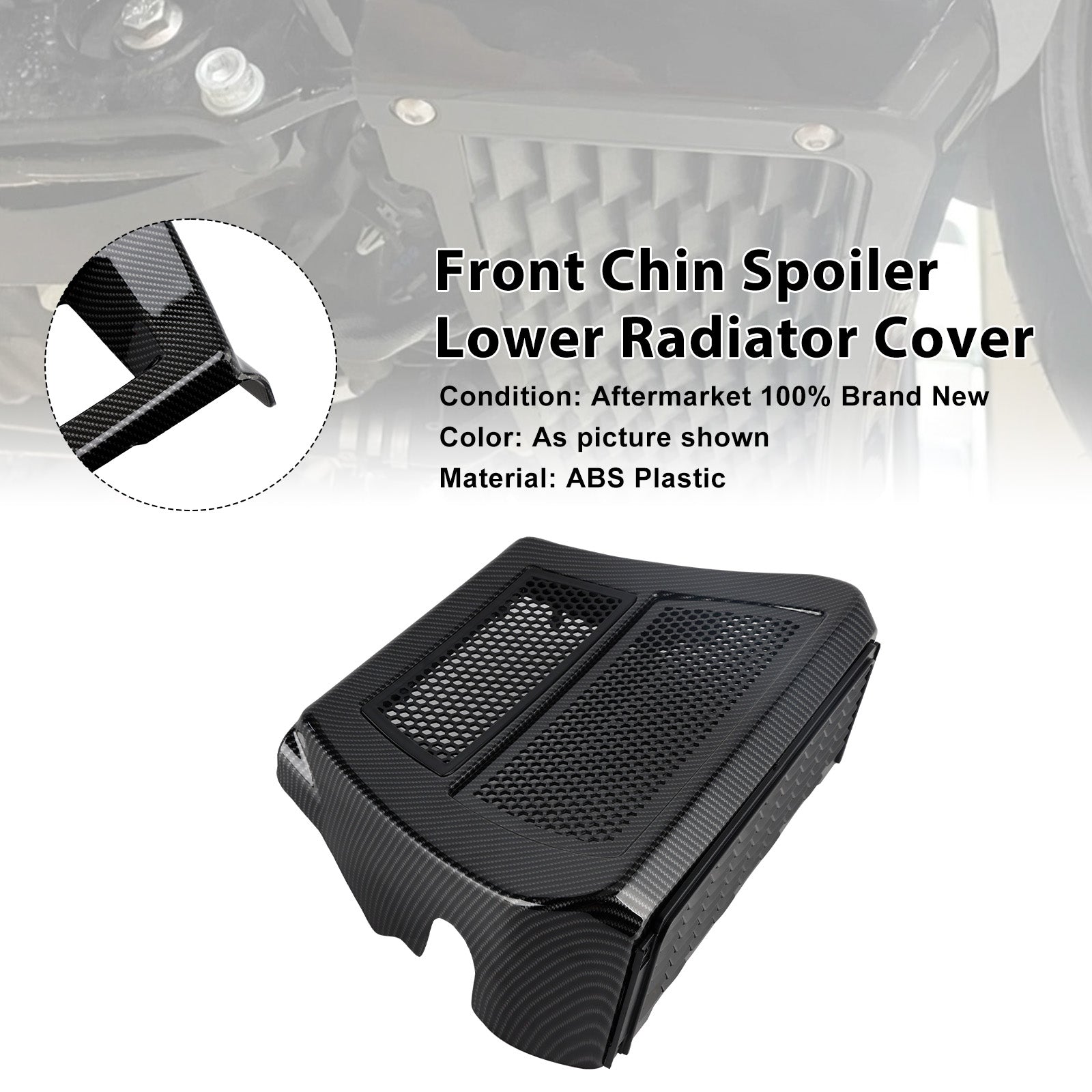 2024-2025 Harley Road Glide FLTRX Lower Chin Spoilers Radiator Guard Cover