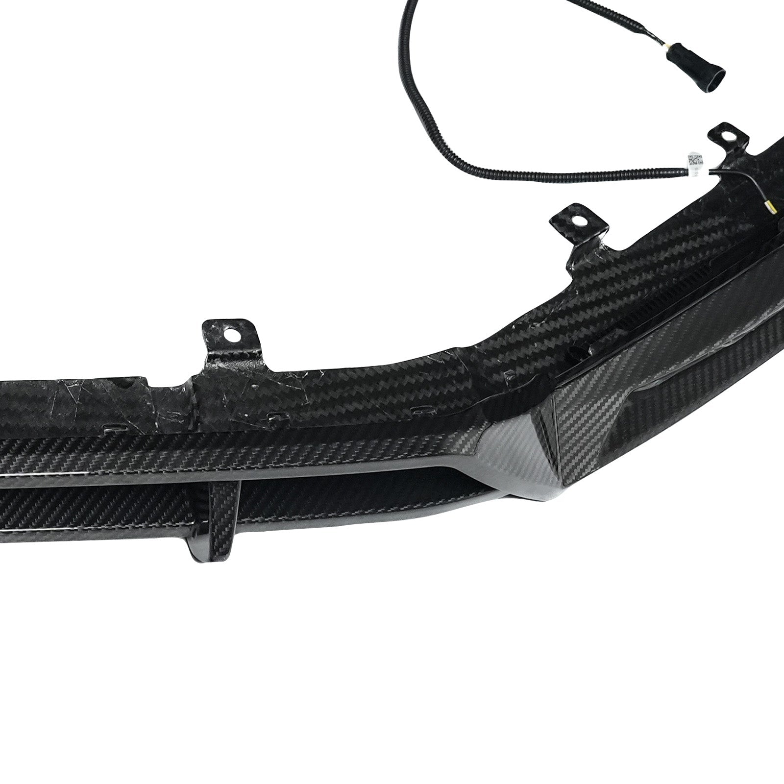 Dry Carbon Fiber Front Bumper Diffuser Lip Fit Mercedes Benz G-Class W465 2025+