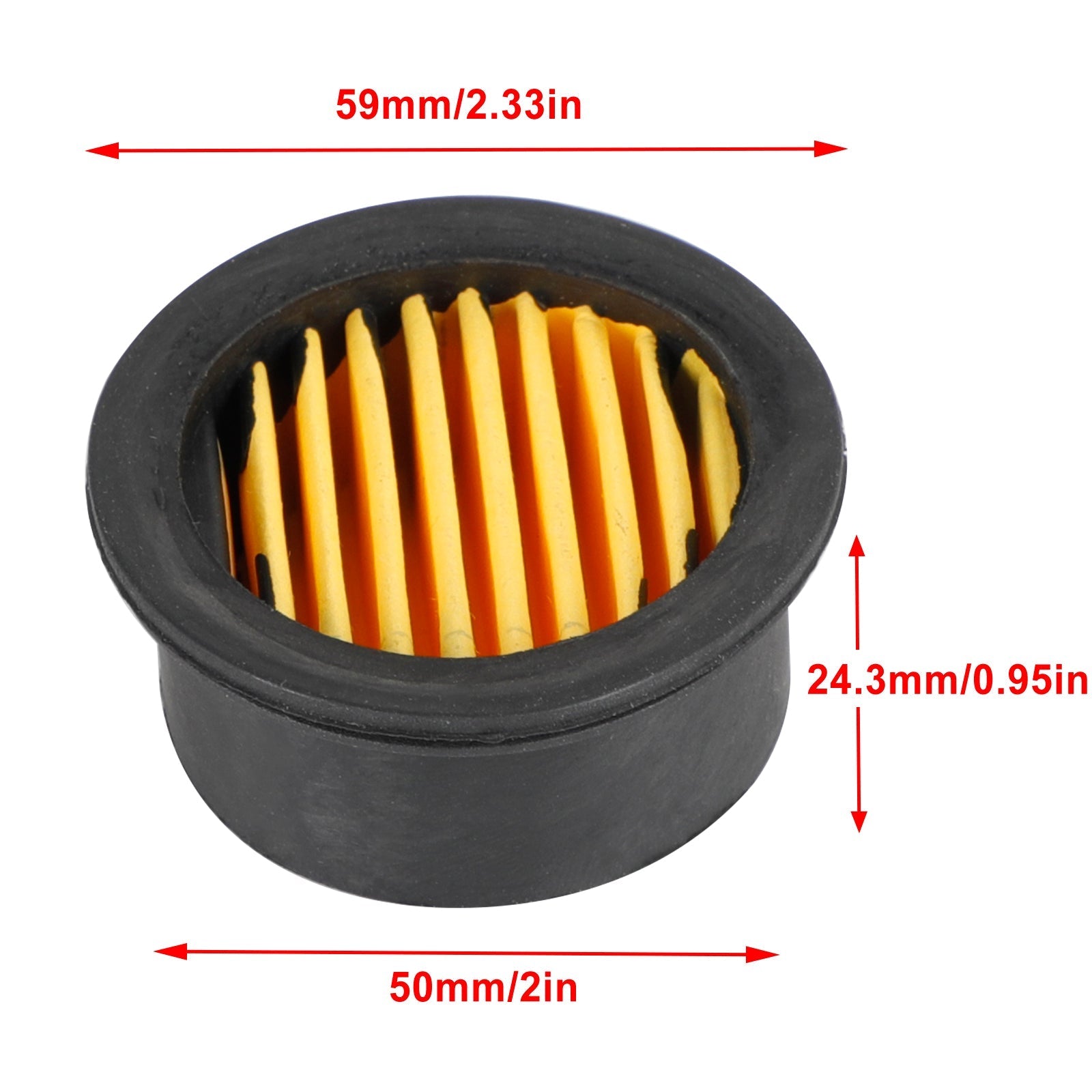 2x Filter Metal Air Compressor Intake Filter Noise Muffler Silencer 13/16/20mm