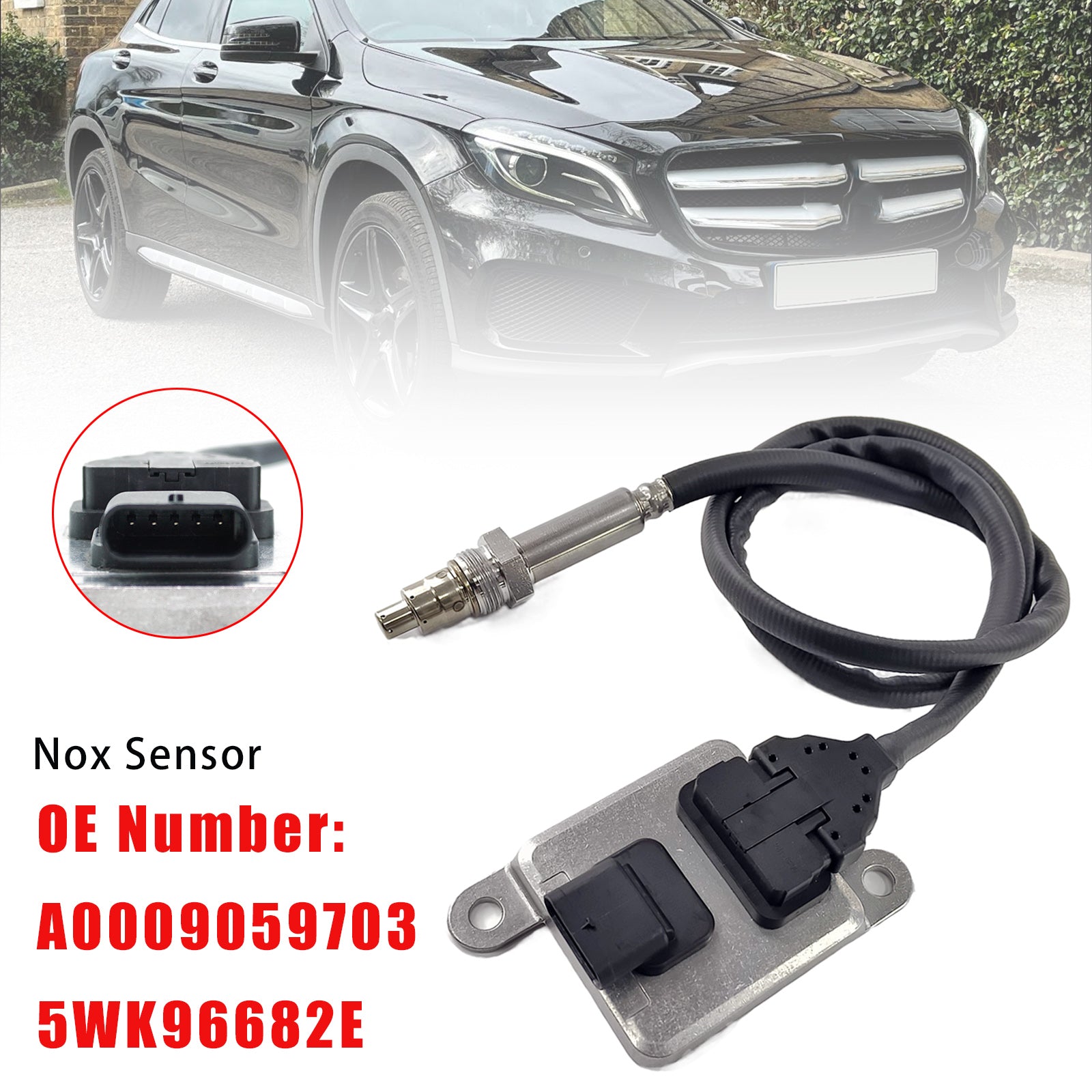 Nitrogen Oxide Sensor A0009059703 5WK96682E For Mercedes C E S V M GLA-CLASS