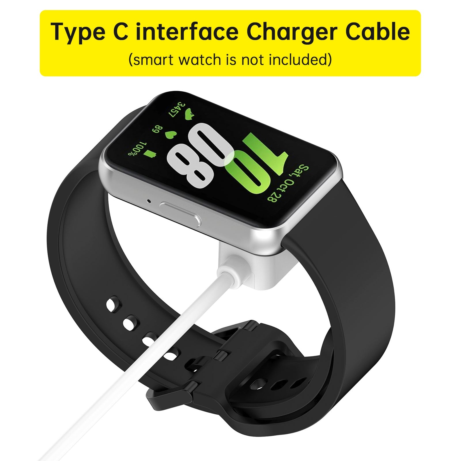 Portable Replacement Charging Cable For Watch Fit3/2/SE/mini Band 10/9/8