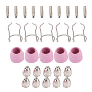Areyourshop 30Pc AG-60 SG-55 Plasma Cutter Torch Consumables Electrode Tips Shield Guide