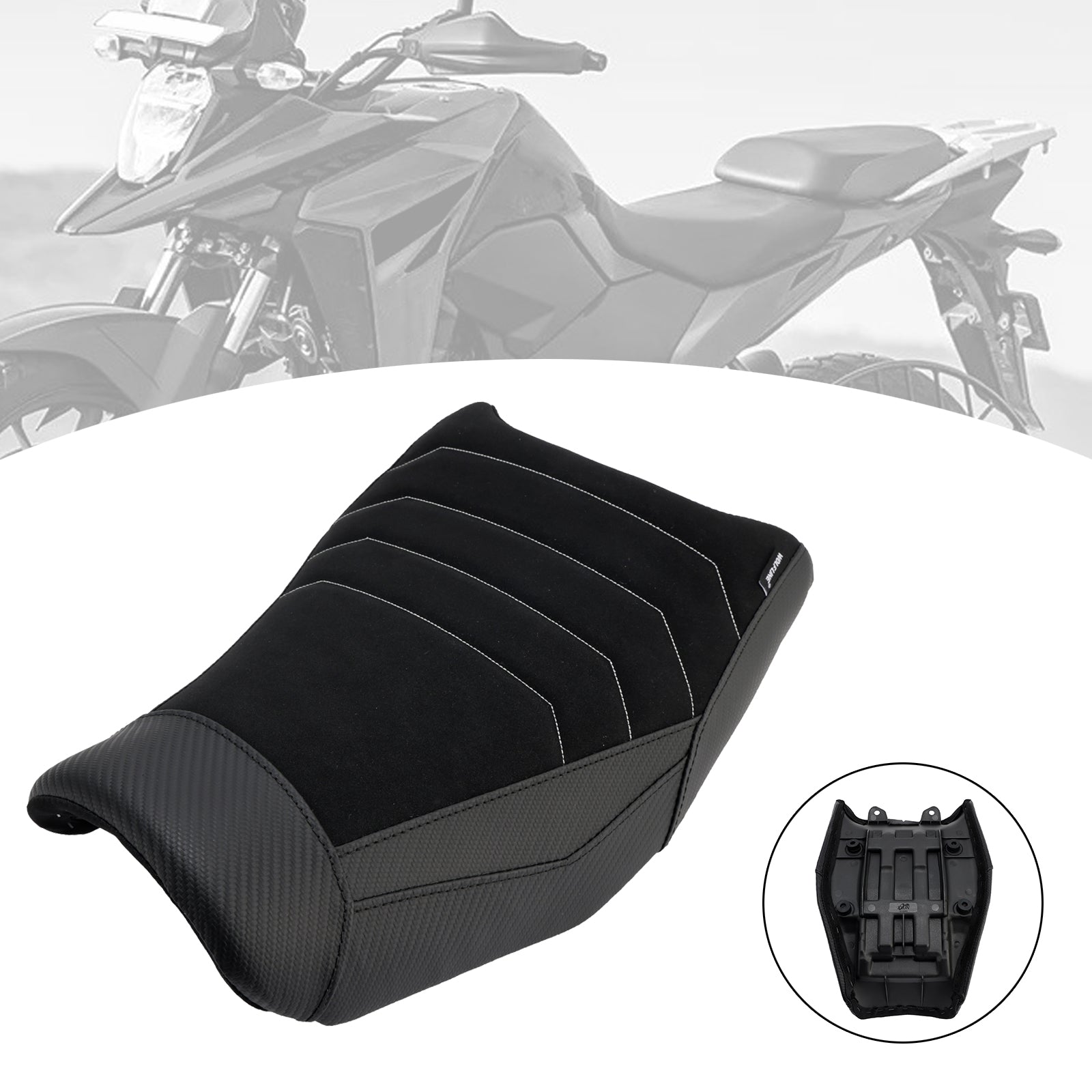2024-2025 Suzuki V-Strom250Sx Front Driver Raider Seat Pillion Saddle Red