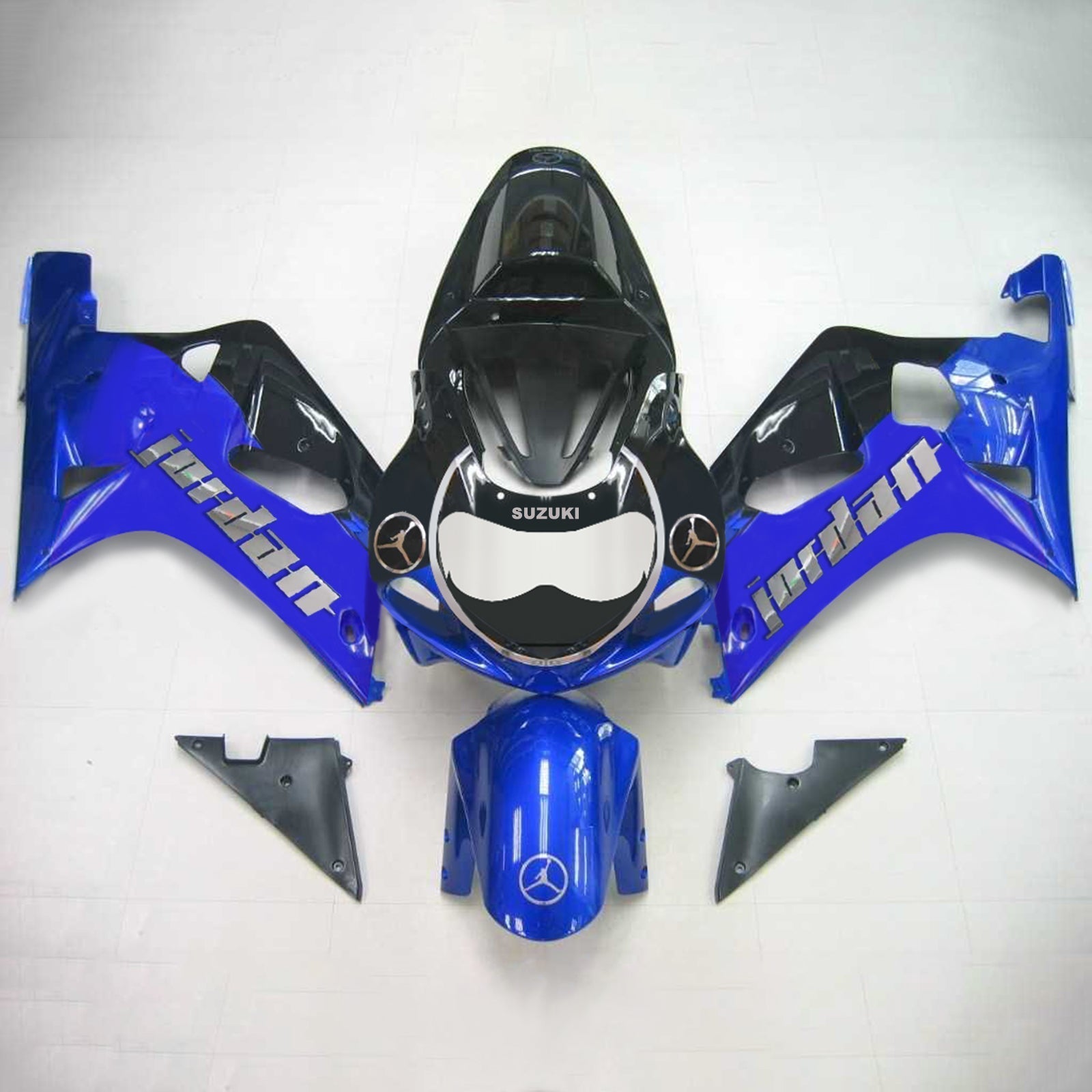 2001-2003 Suzuki GSXR750 K1 Amotopart Injection Fairing Kit Bodywork Plastic ABS #125