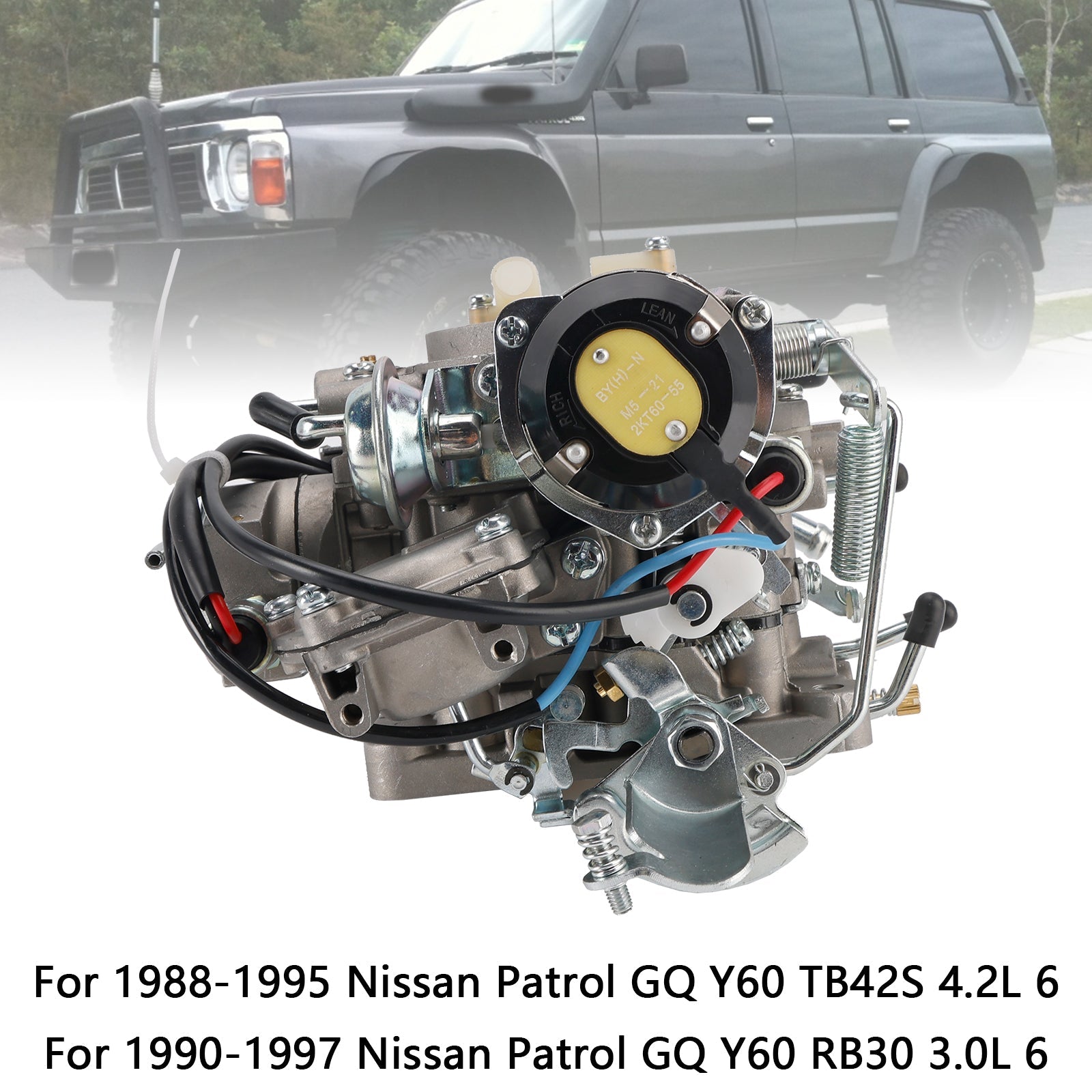 1990-1997 Nissan Patrol GQ Y60 RB30 3.0L 6 2 Barrel Carburetor 16010-26J00