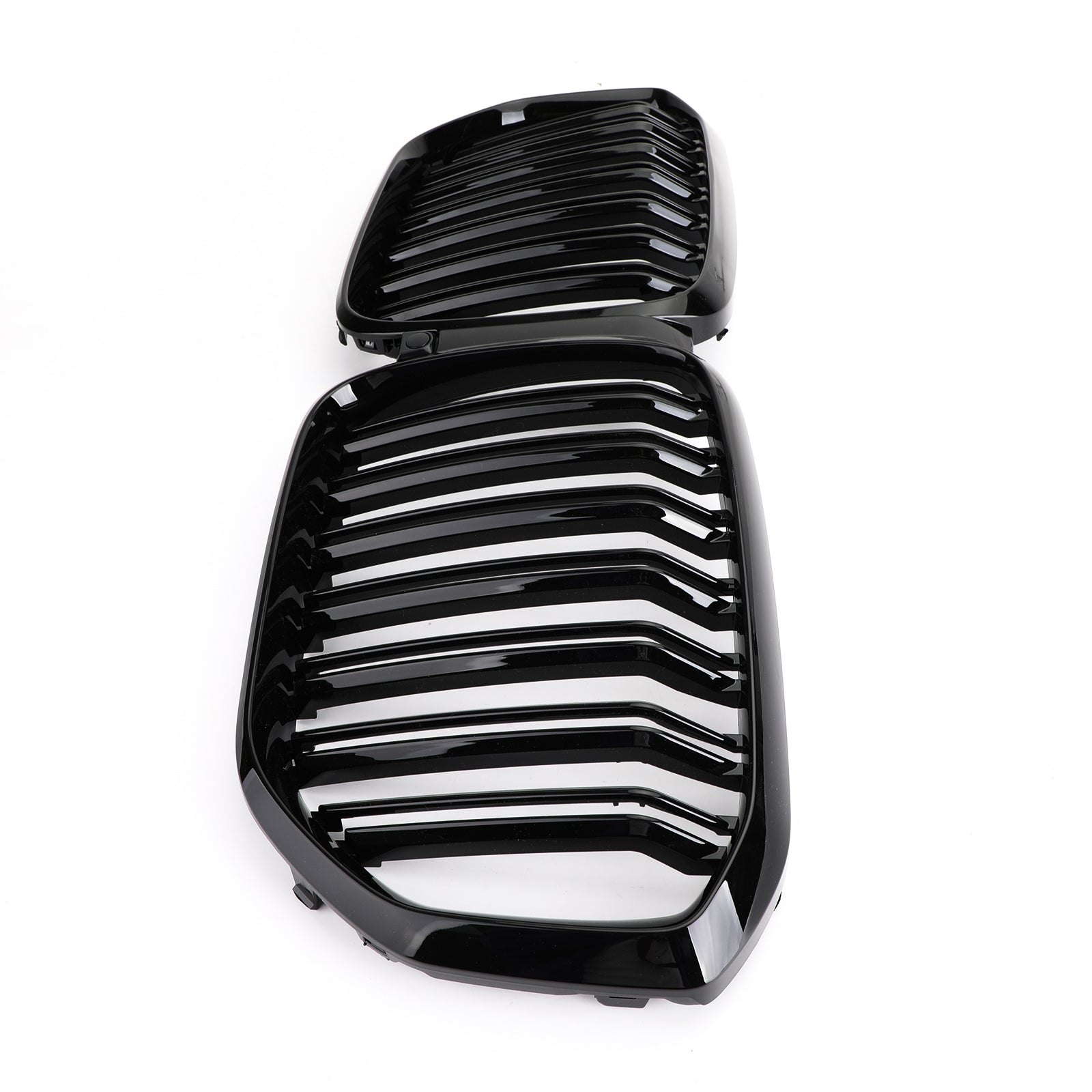 2018-2021 BMW X5 G05 Front Kidney Grille Gloss Black Grill Dual Fin
