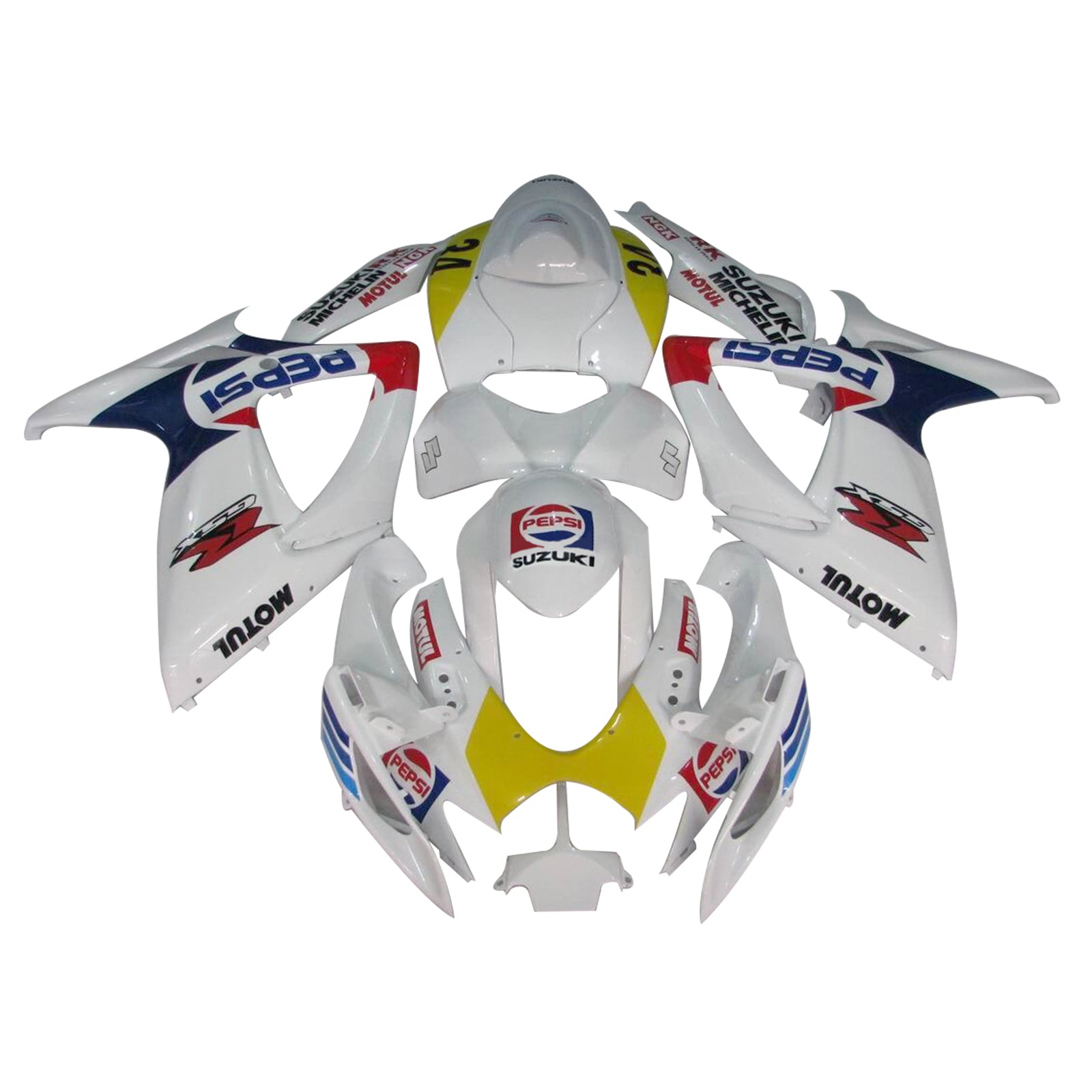2006-2007 Suzuki GSXR 600/750 K6 Injection Fairing Kit Bodywork Plastic ABS