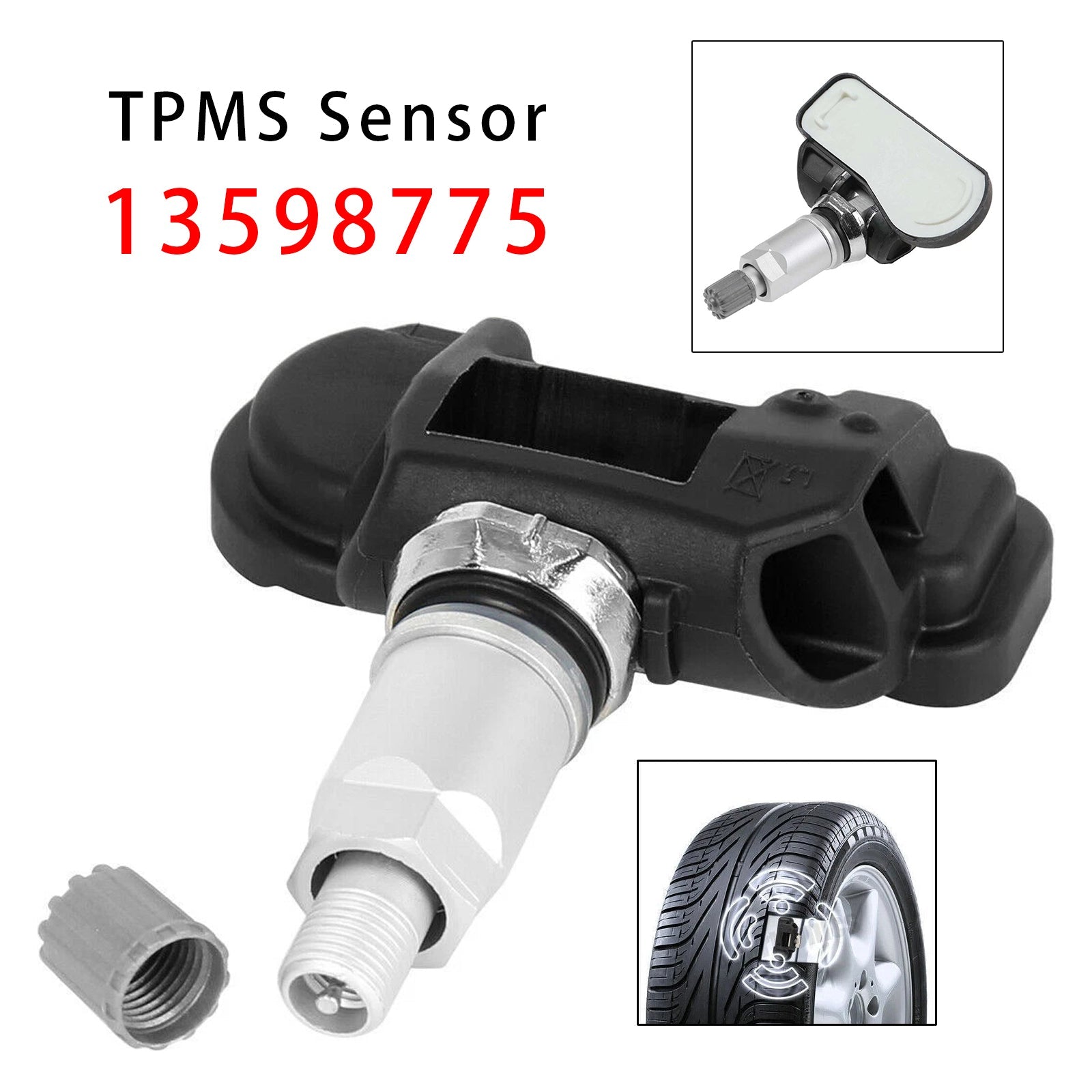 1X TPMS Tire Pressure Sensor For Opel Zafira C Insignia Astra J Corsa 13598775