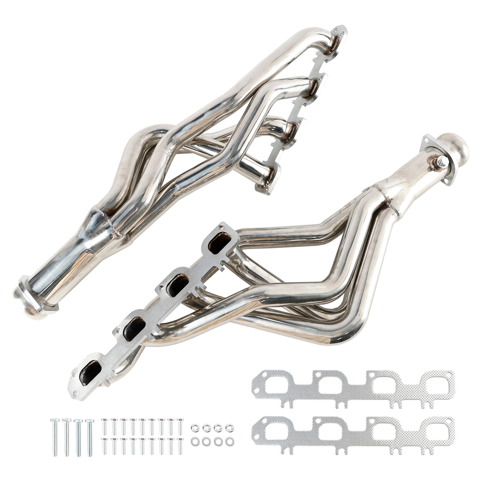 Long Tube Stainless Header Manifold Exhaust Fit Dodge Ram 1500 5.7L 2009-18