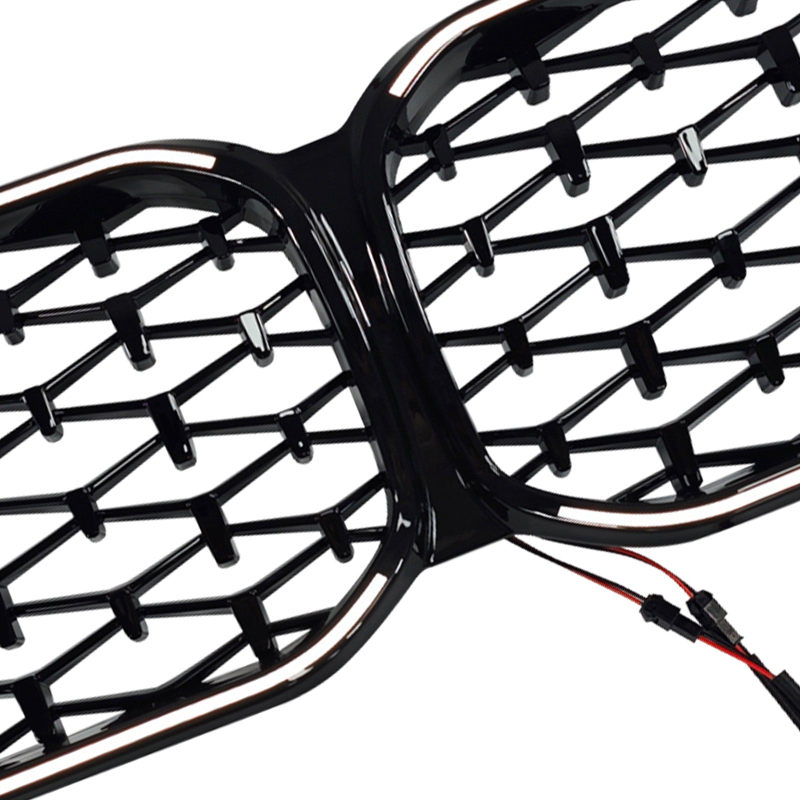 2020-2023 Fit BMW 2 Series F44 Coupe Diamond Gloss Black Front Grille Grill
