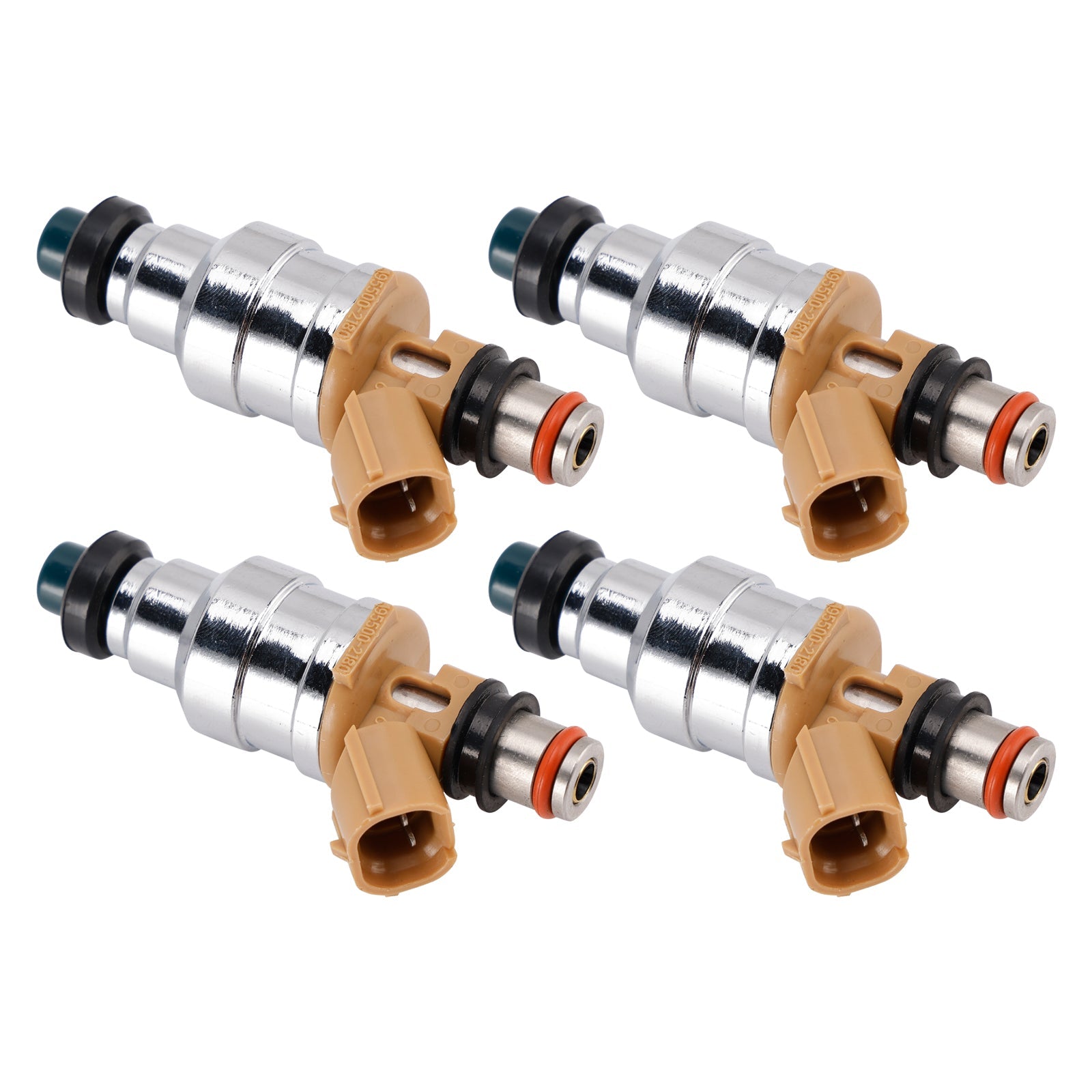 4Pcs Fuel Injector For Mazda 323 Miata Protege Ford Escort 1.8L 195500-2180