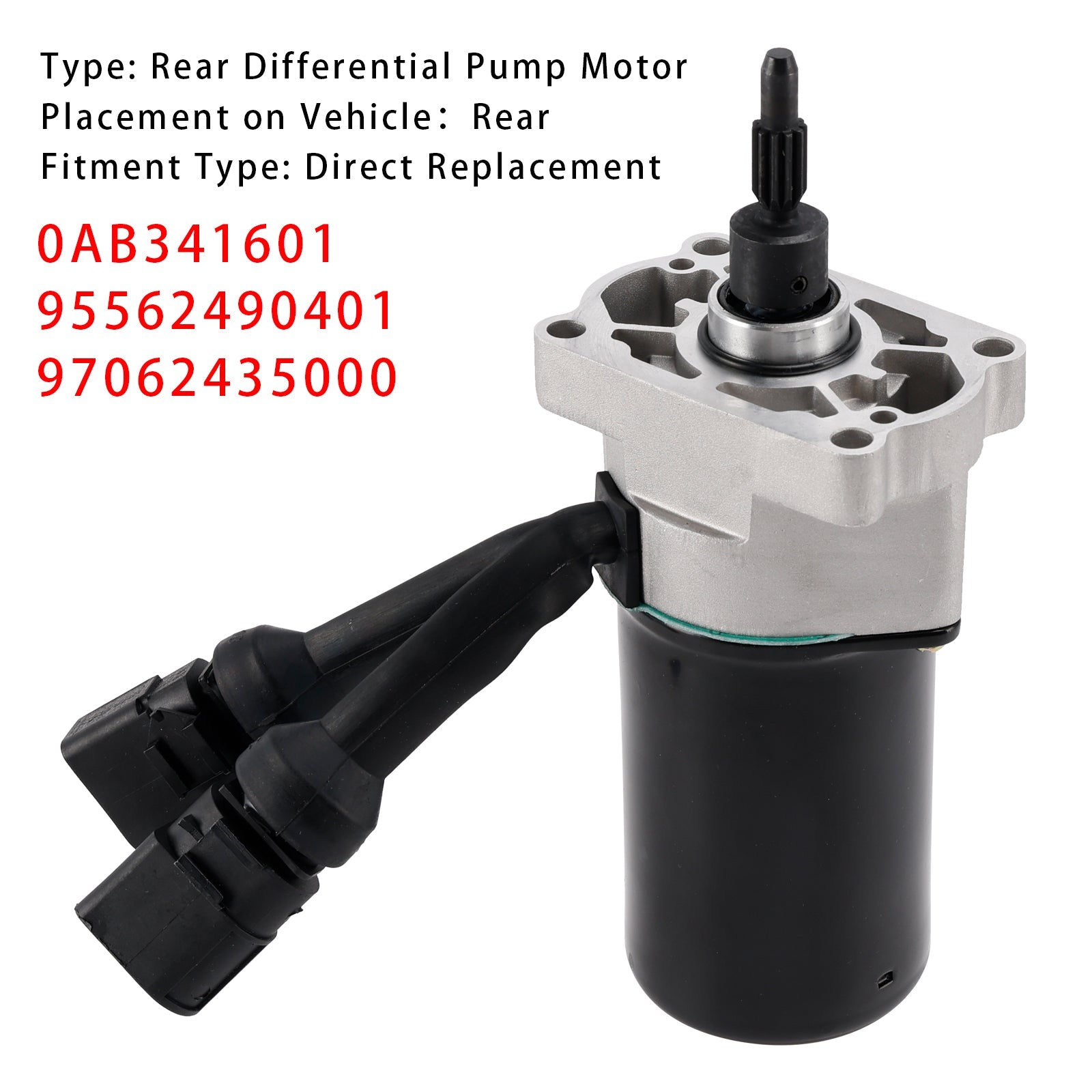 2003-2007 Porsche Cayenne 9PA 4.5L Rear Differential Pump Motor 95562490401