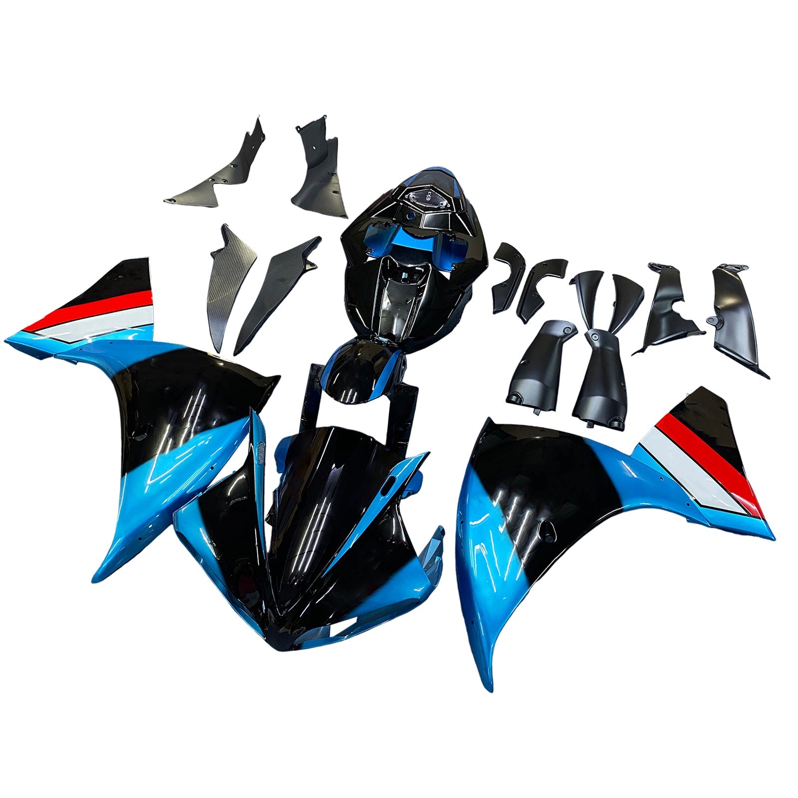 Injection Fairing Kit Bodywork Plastic ABS fit For Yamaha YZF 1000 R1 2009-2011