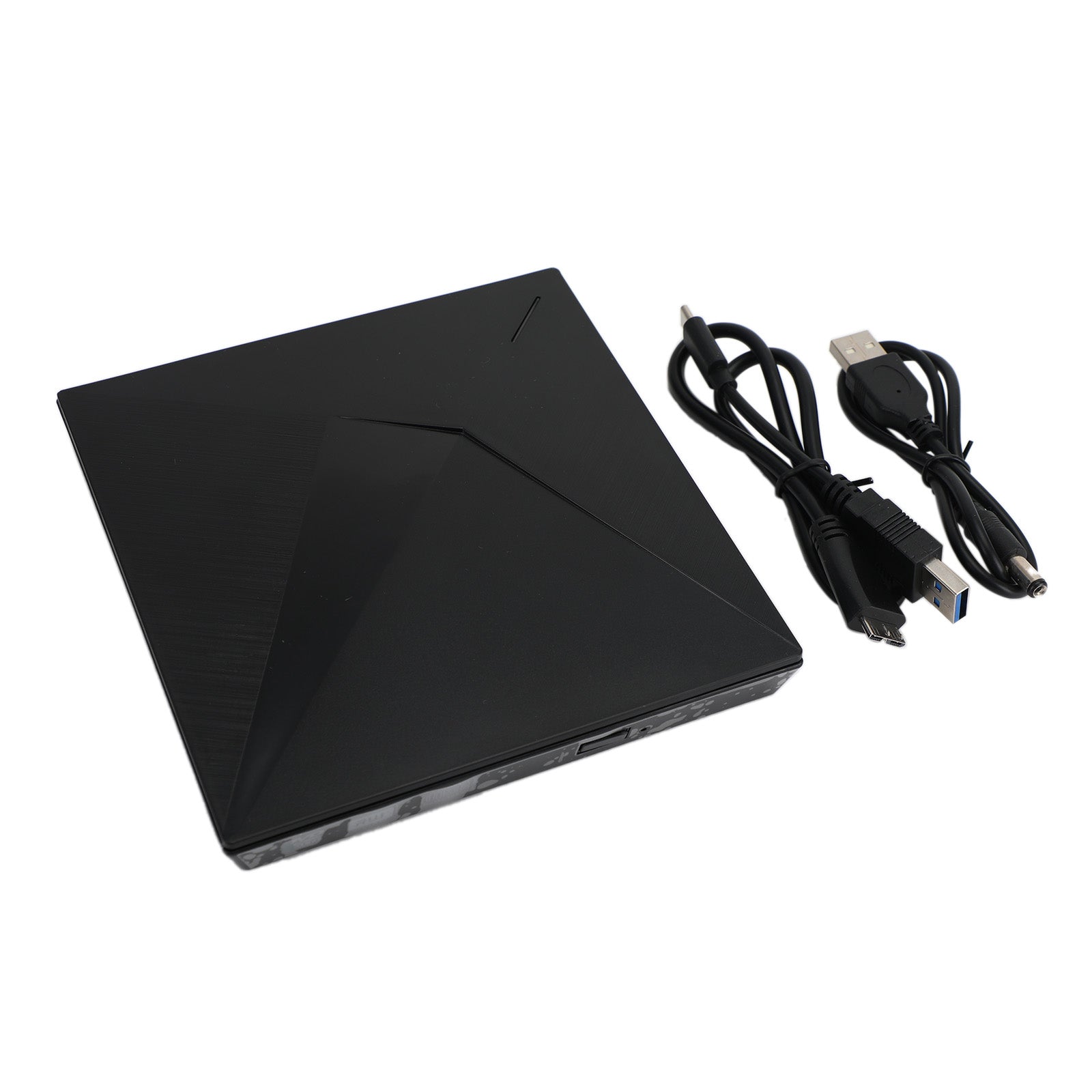 Ultra-Thin Dvd Rw Cd External Optical Drive Portable Type-C Usb Laptop Pc Blk