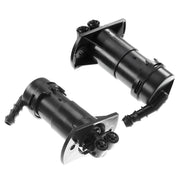 1 Pair Front Headlight Spray Washer Nozzle For Audi A6 C6 2004-2008