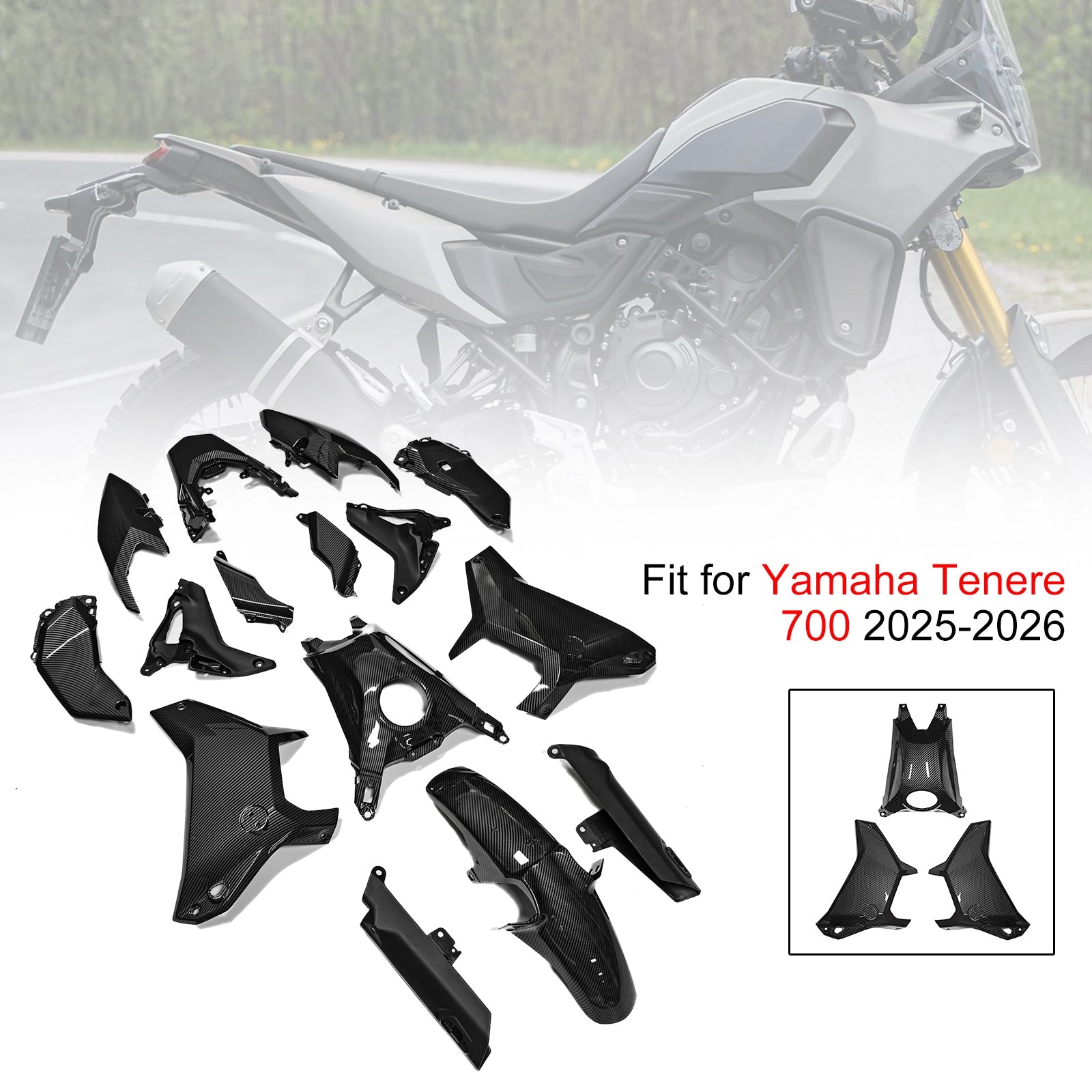 Injection Bodywork Fairing Kit for Yamaha Tenere 700 T700S 2025-2026