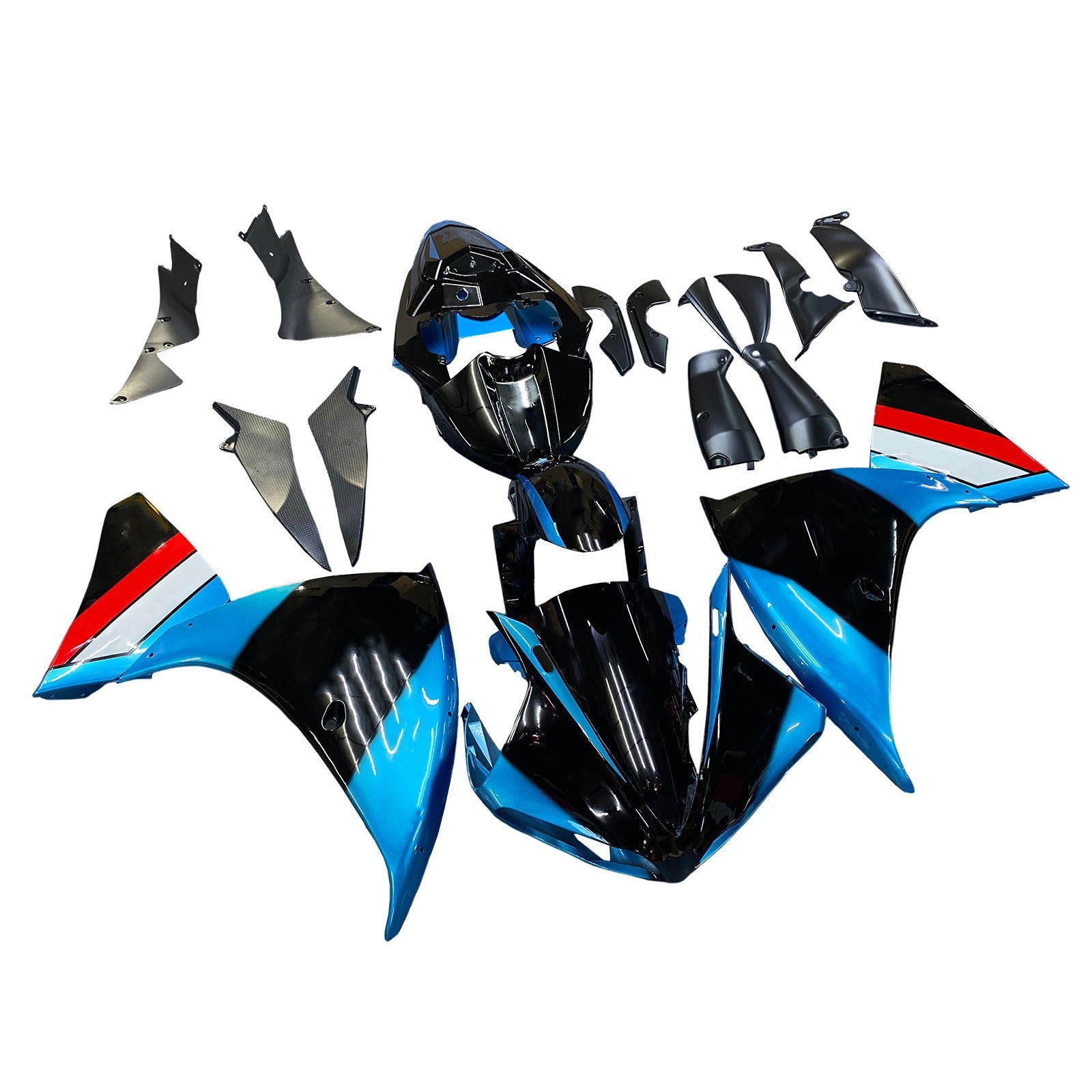 Injection Fairing Kit Bodywork Plastic ABS fit For Yamaha YZF 1000 R1 2009-2011