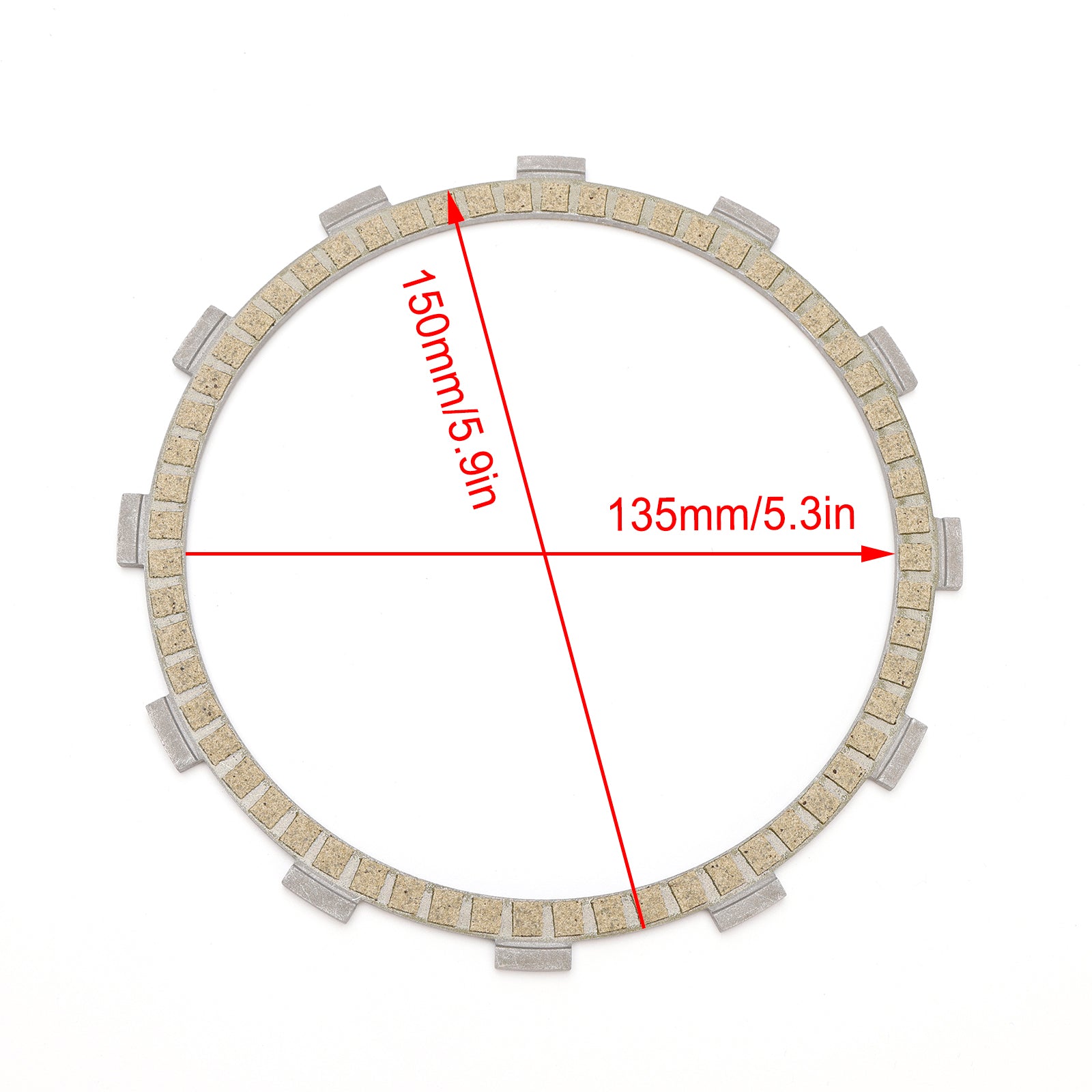 Clutch Friction Plate Kit fit for Honda GL1800 Gold Wing 2001-2017 CTX1300 2014