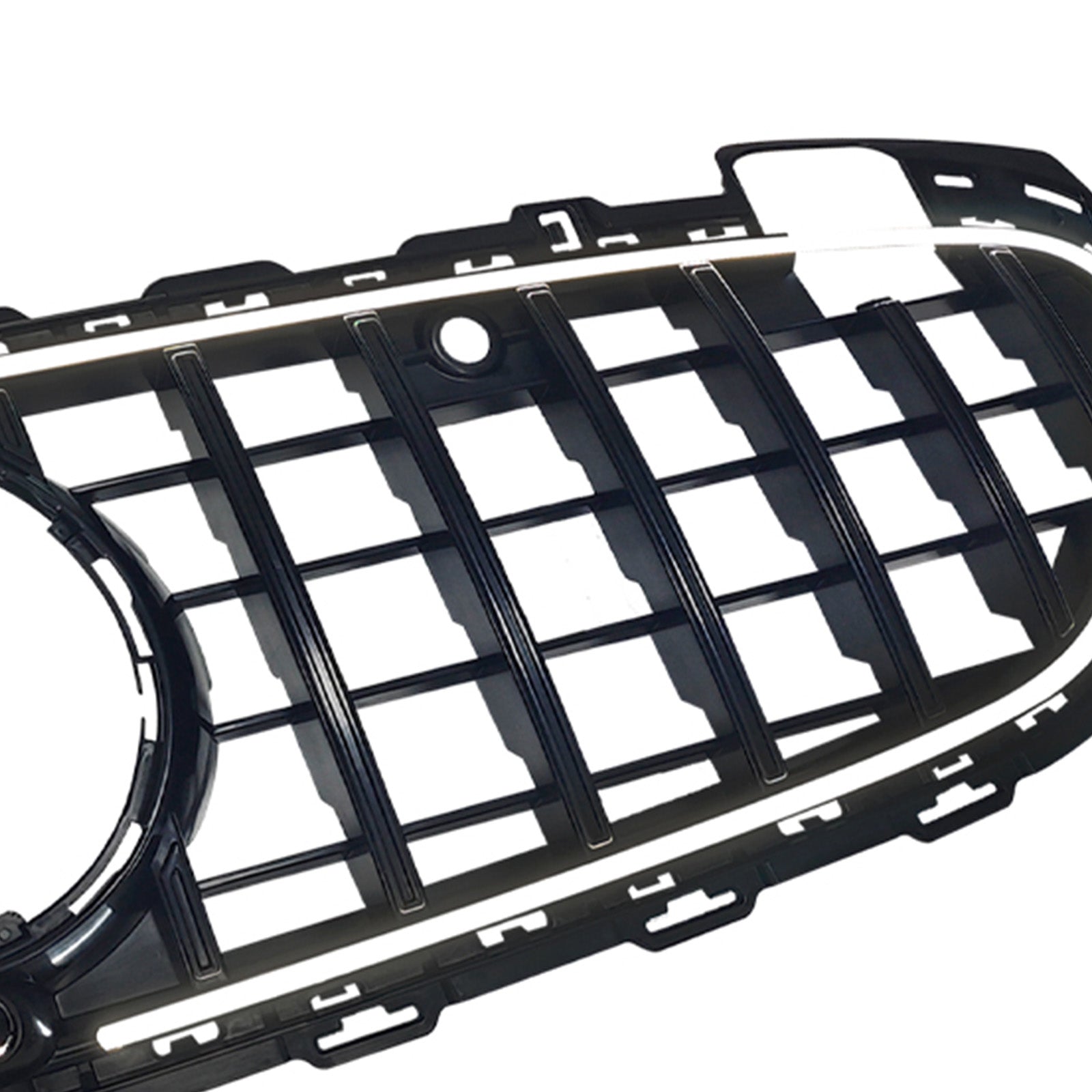2022-2026 Fit Mercedes Benz W206 W/Camera GTR-Style Front Bumper Grille Grill