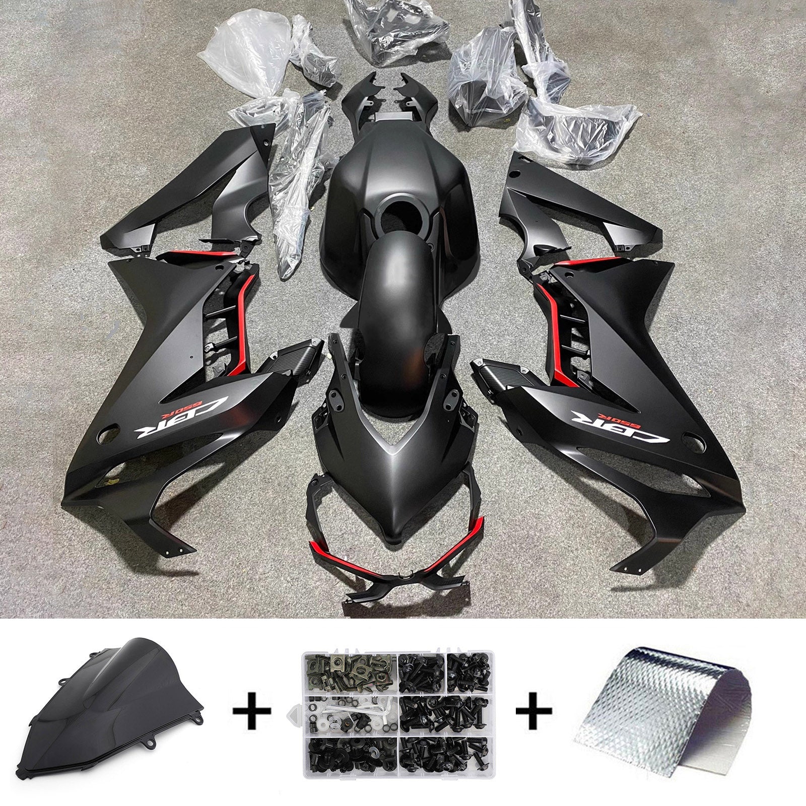 Injection Fairing Kit Bodywork Plastic ABS For Honda CBR650R 2024-2026
