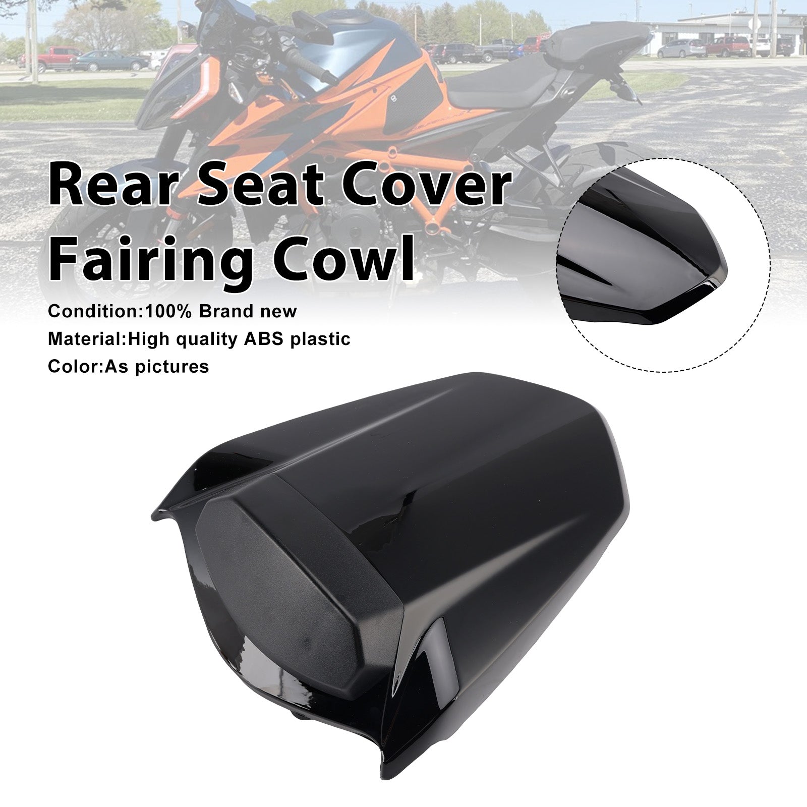2014-2019 For 1290 Super Duke R Rear Pillion Seat Cover Fairing Cowl