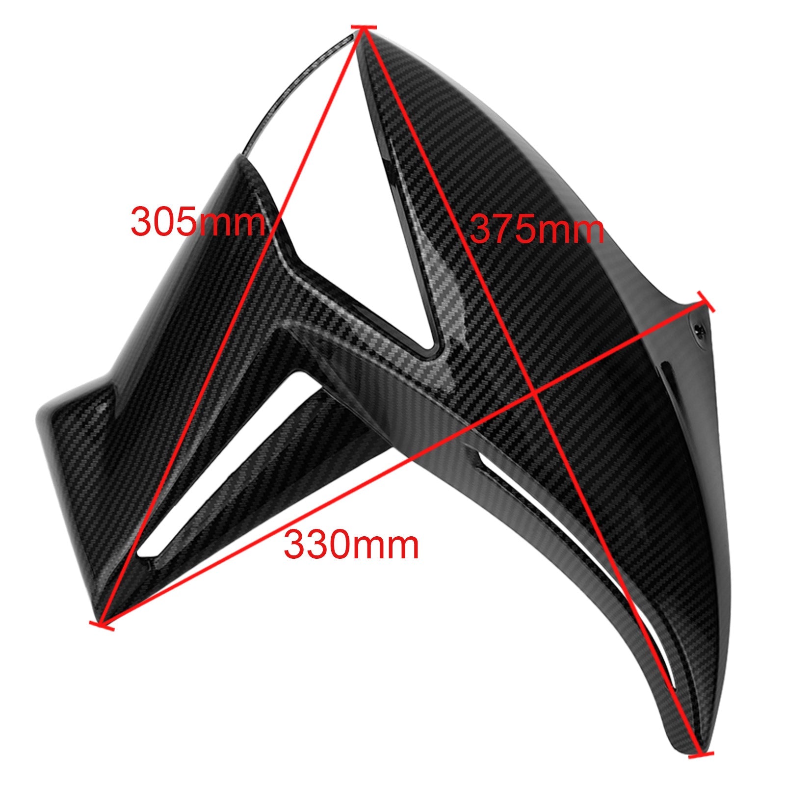 2009-2011 KAWASAKI ER6N Front Side Radiator Cover Panel Fairing Cowling