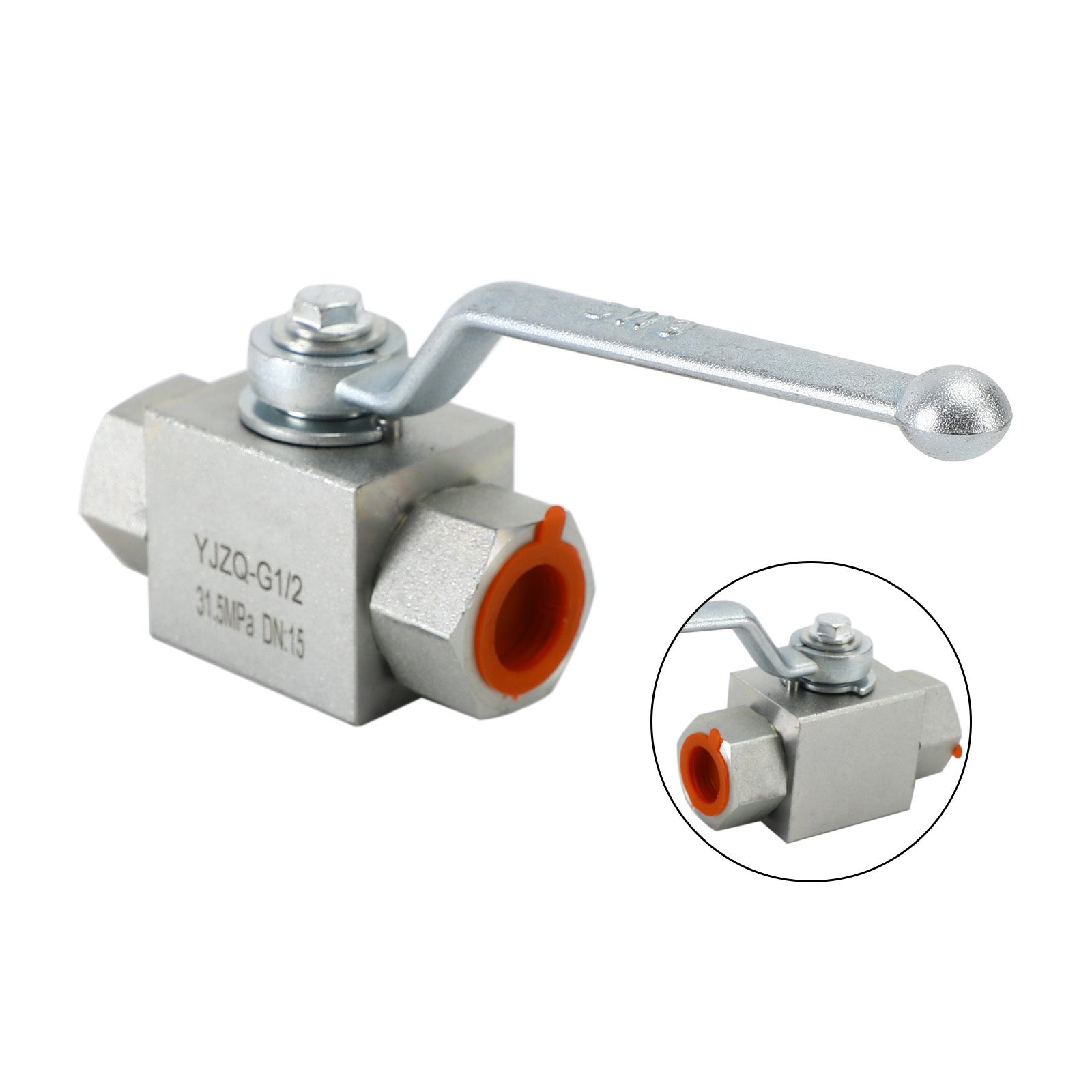 2 Way Hydraulic Ball Valve 1/4" NPT Female High Pressure Ball Valve