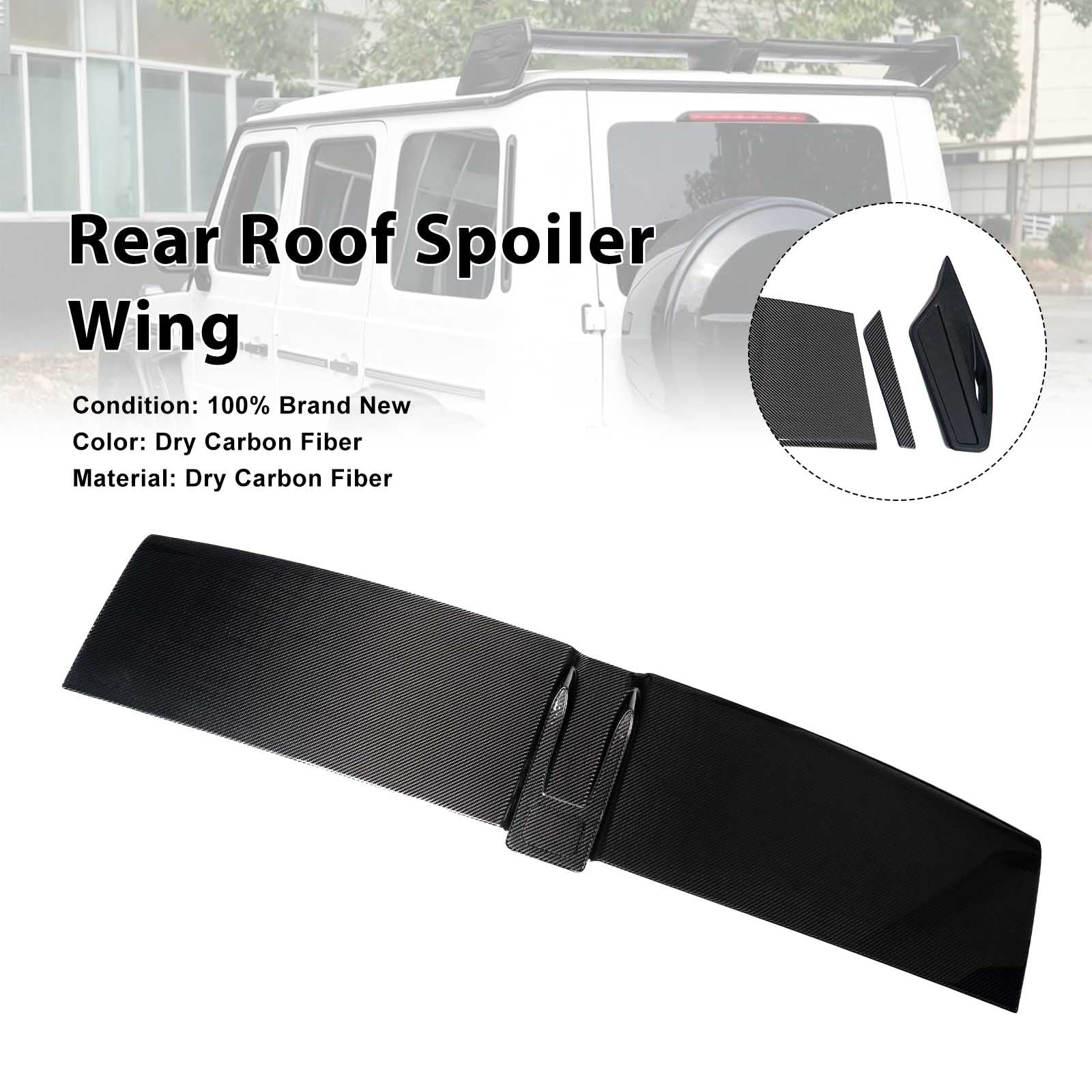 2025+ Fit Benz G-Class W465 B800 Upgrade B800 Style Rear Roof Spoiler Wing